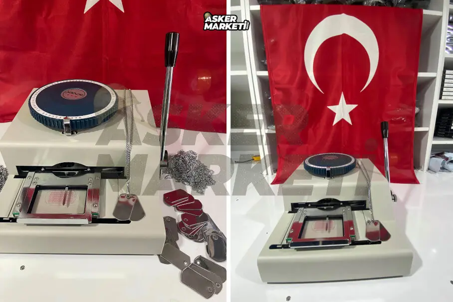 askeri künye makinası fiyatları