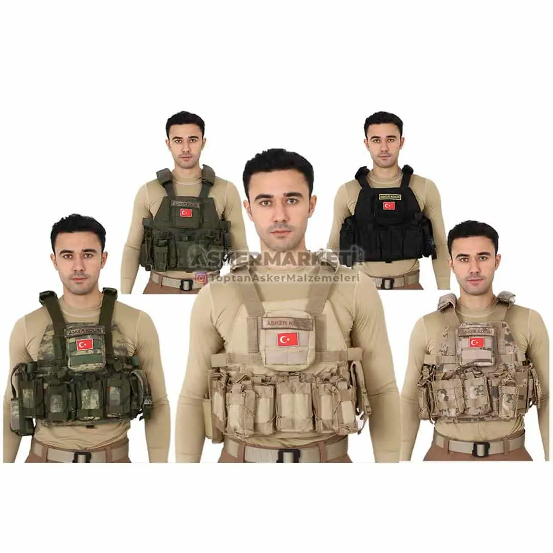 multicam kamuflaj jandarma haki askeri hucum yelekleri