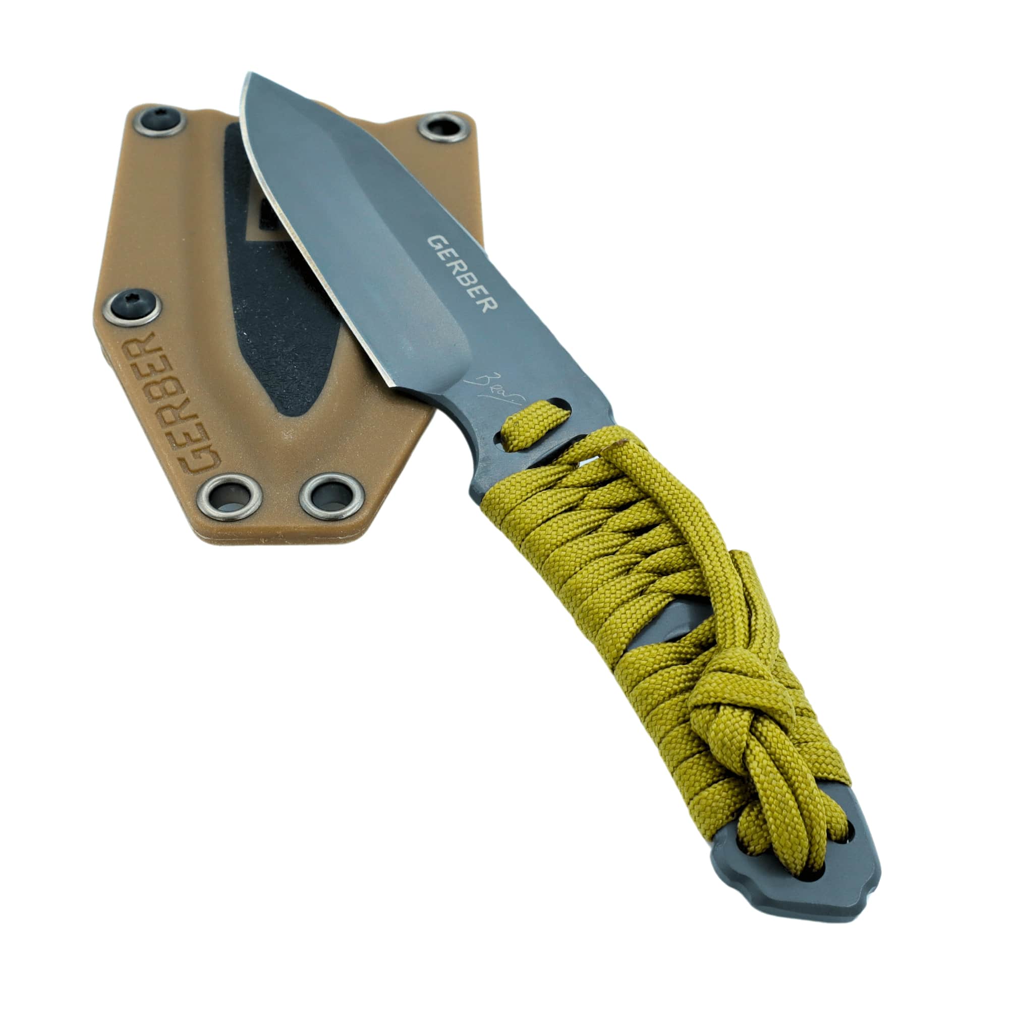 Bej Gerber Bear Grylls Paracord Fixed Bıçak