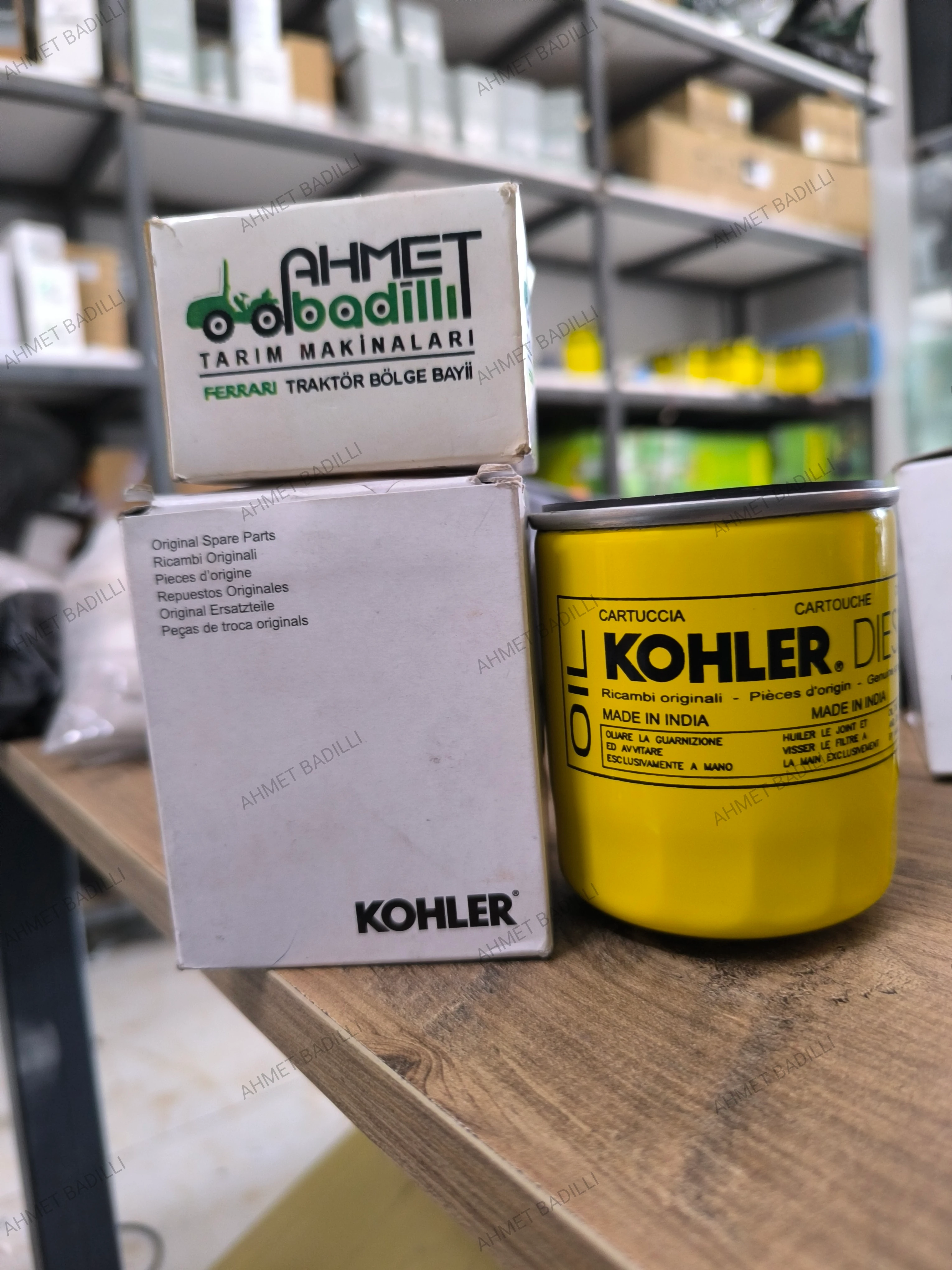 FERRARİ-BCS-PASQUALİ UYUMLU KOHLER DİZEL MOTOR YAĞ FİLTRESİ 581A3602  ED0021752850-S