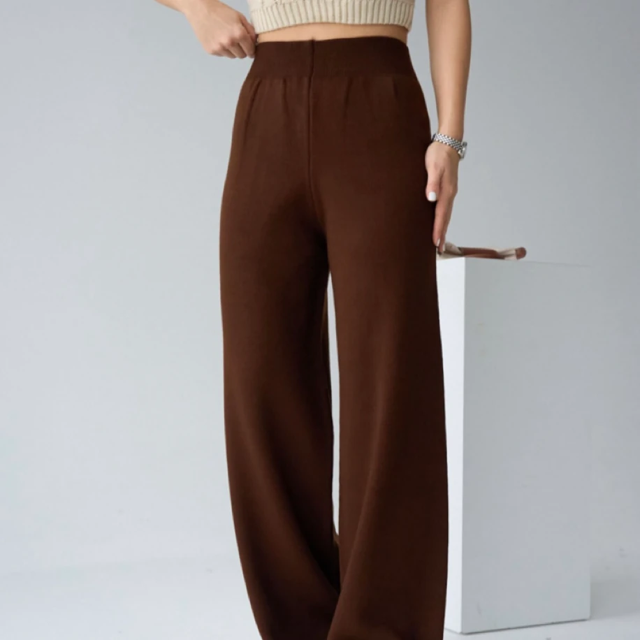 Beli Lastikli Triko Pantolon