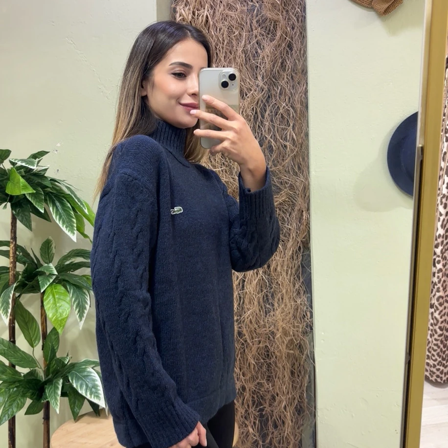 Balıkçı Yaka Triko Kazak