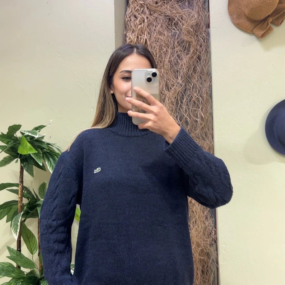 Balıkçı Yaka Triko Kazak