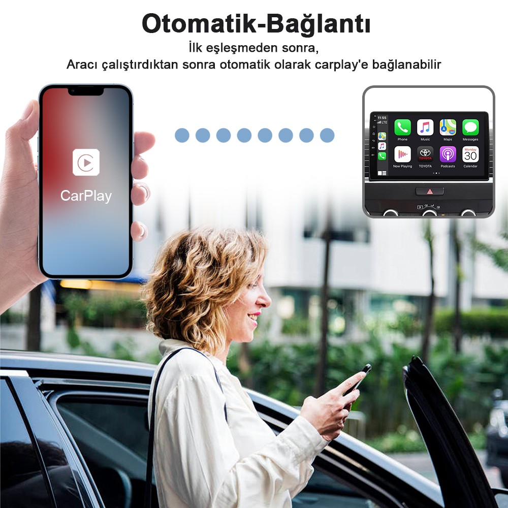 XONECT kablosuz Carplay Adaptör, Kablolu CarPlay Kablosuza dönüştürün, kablolardan kurtulun