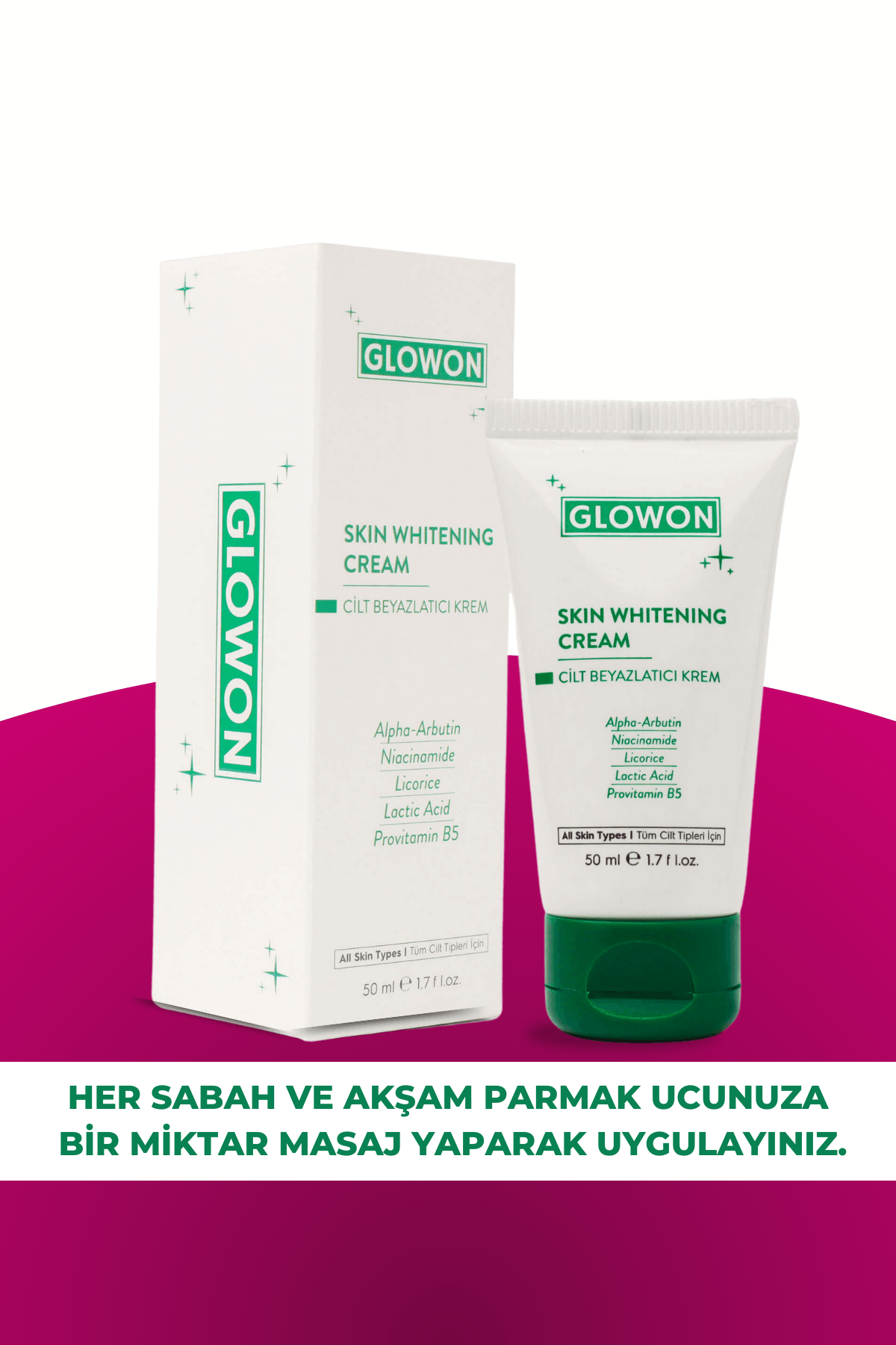 GLOWON CİLT BEYAZLATICI KREM 50 ML