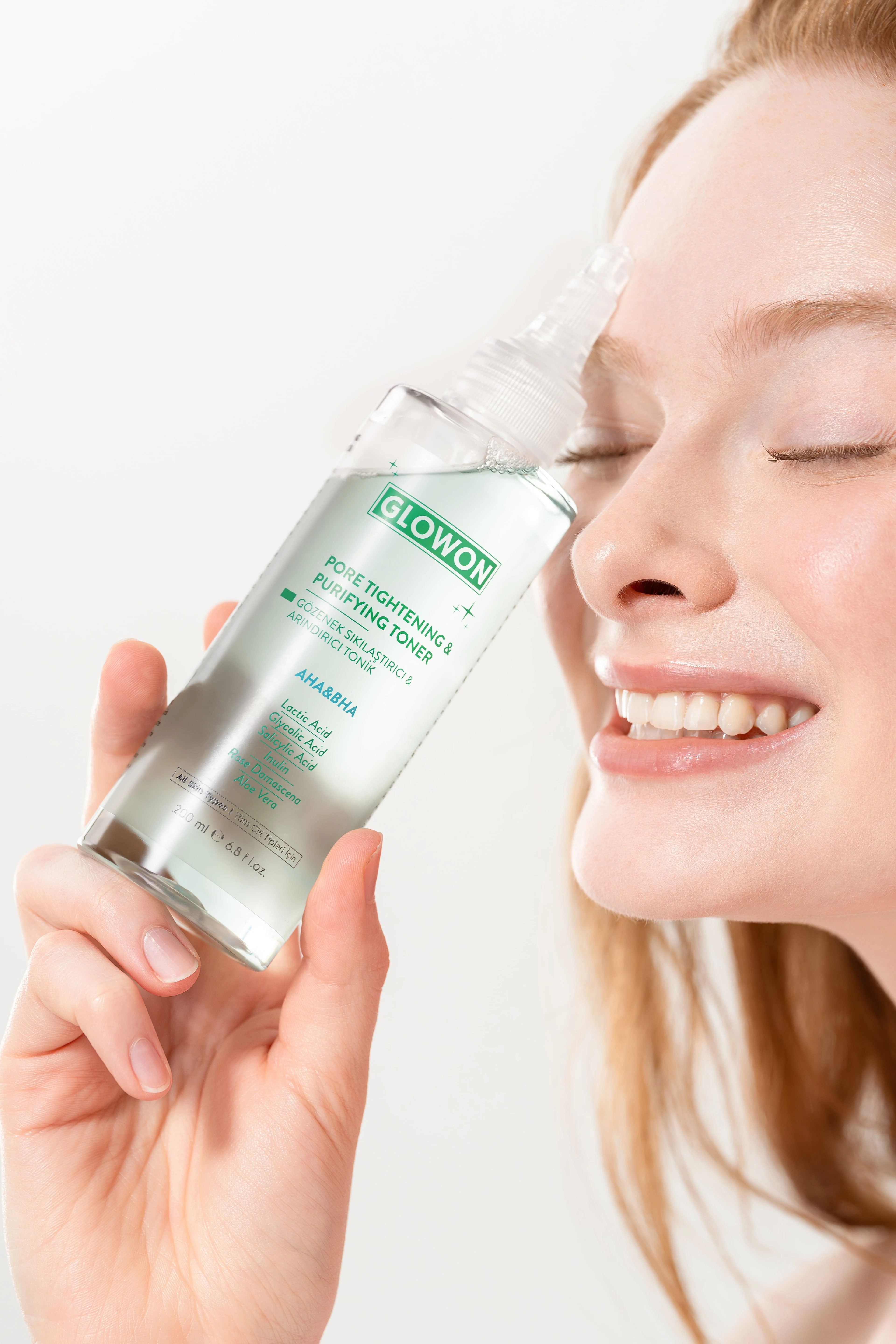 GLOWON AHA BHA Gözenek Sıkılaştırıcı ve Siyah Nokta Karşıtı Arındırıcı Tonik 200ml