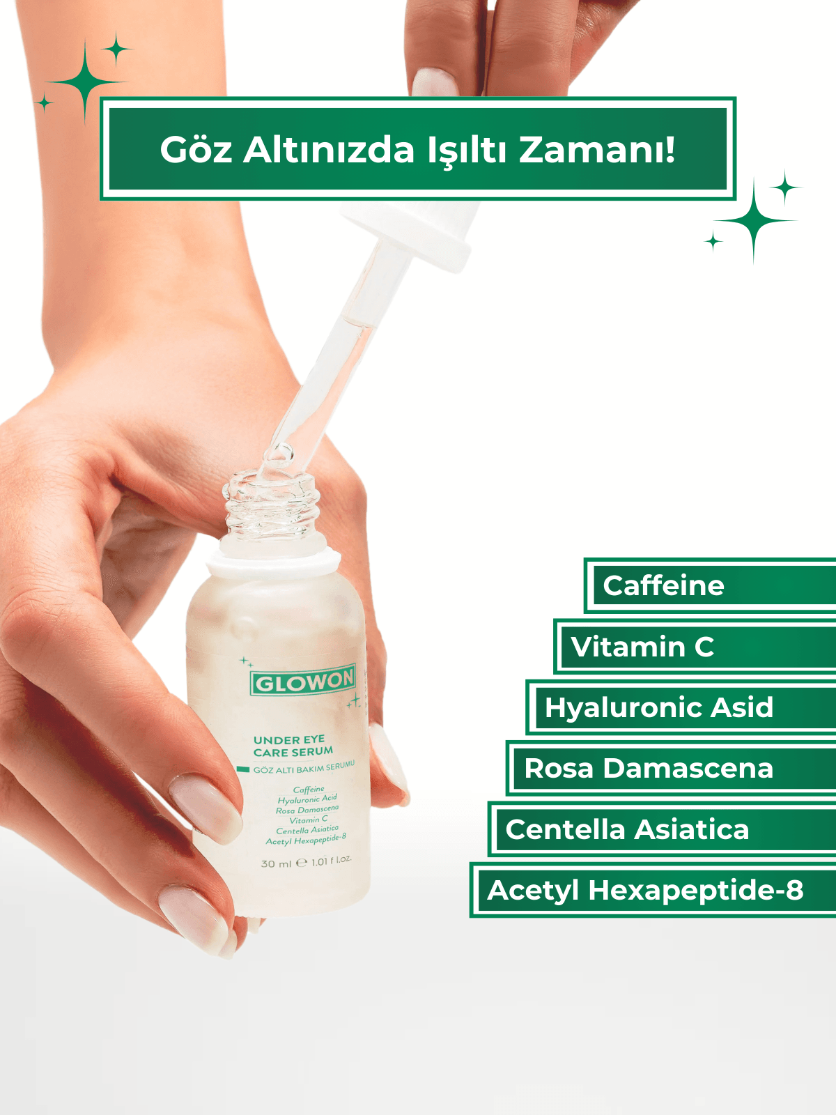 GLOWON GÖZ ALTI BAKIM SERUMU 30 ML