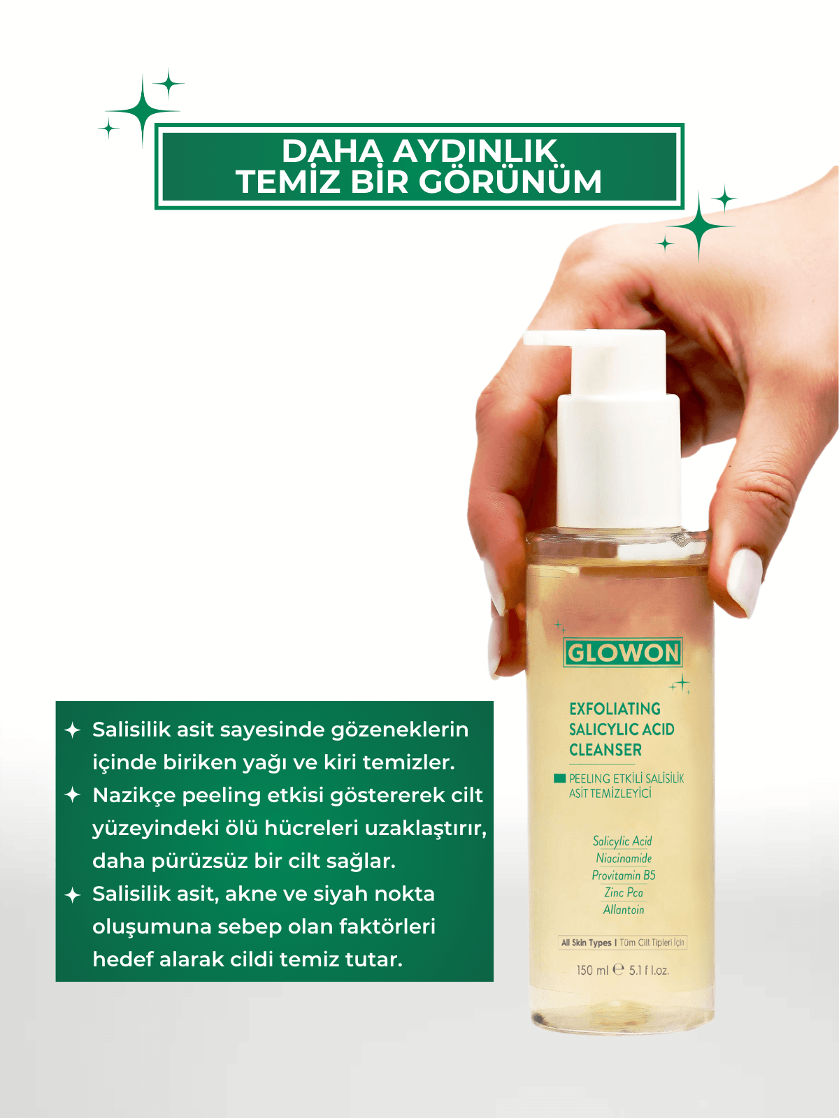 GLOWON GÜNLÜK CİLT TEMİZLİĞİ 2'Lİ SET