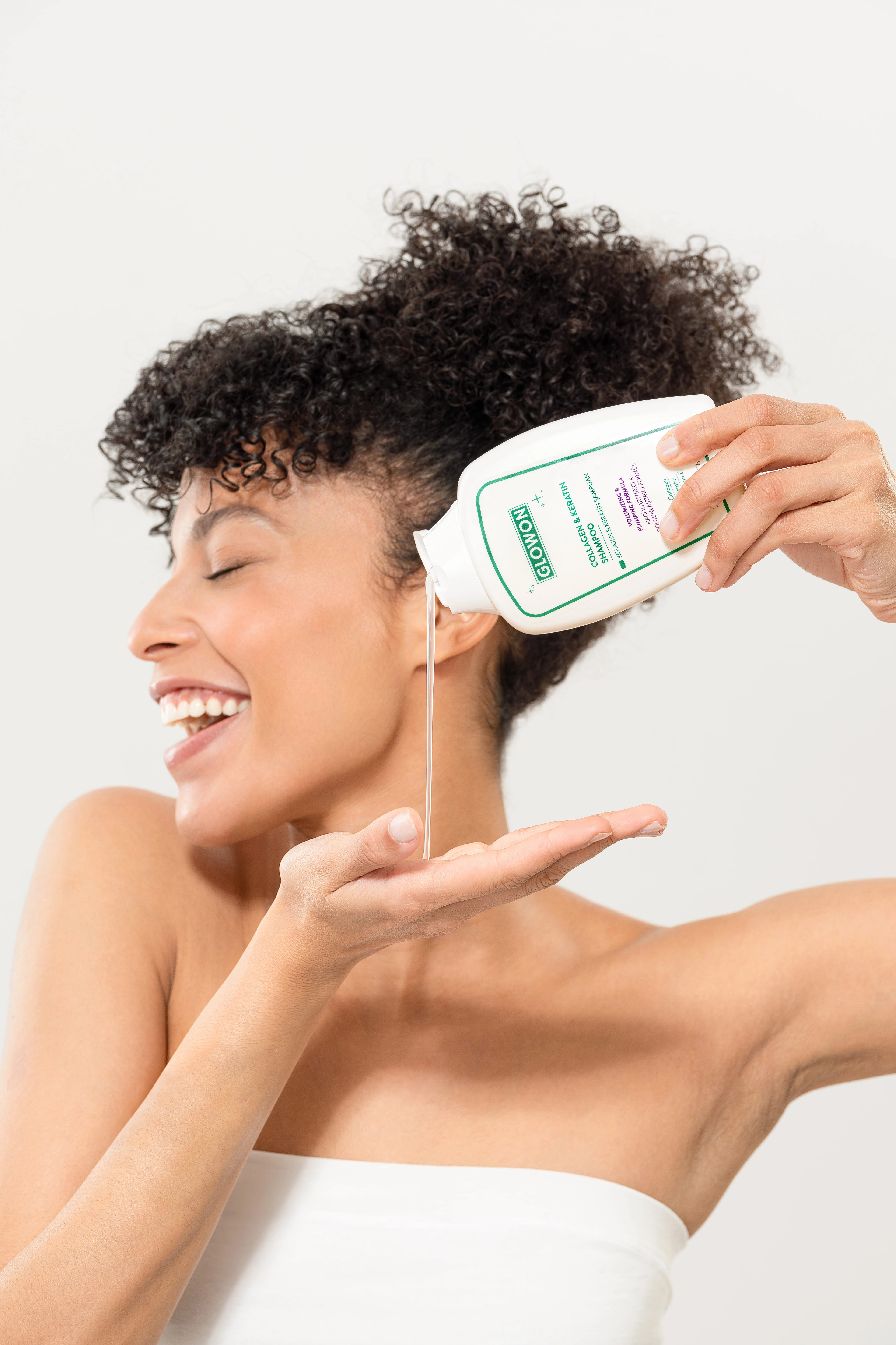 GLOWON Kolajen ve Keratin İçeren Hacim Artırıcı ve Güçlendirici Şampuan 300ml