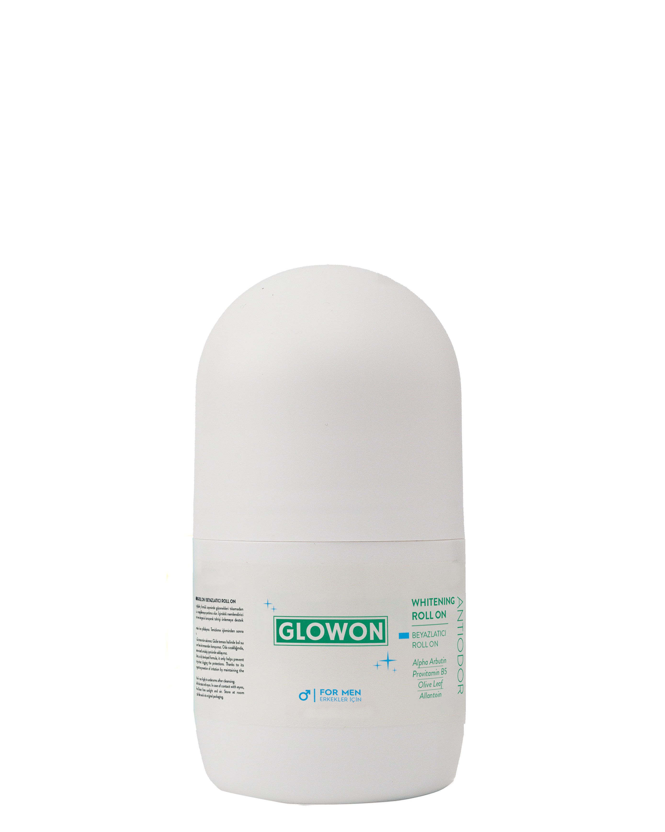 GLOWON WHITENING ROLL ON FOR MEN – ANTIODOR 50 ML