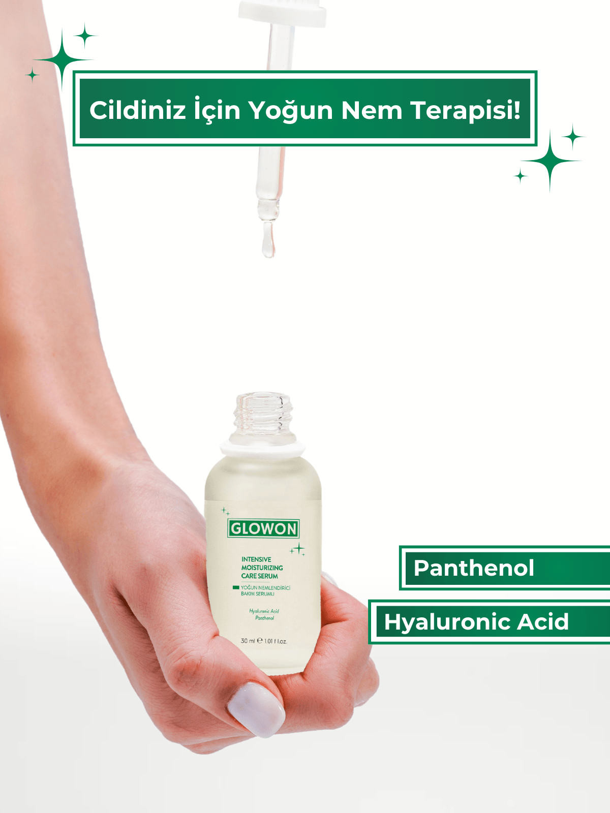 GLOWON YOĞUN NEMLENDİRİCİ BAKIM SERUMU 30 ML