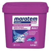Maratem M317 Endüstriyel Bulaşık Makinesi 40'lı Tablet