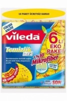 Vileda Mikrofiber Temizlik Bezi 6 Lı Eko Paket