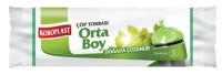 Koroplast Doğada Çözünür Orta Boy Çöp Torbası 55x60 Cm 15 Li