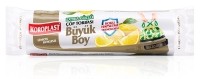 Koroplast Ekstra Güçlü Limon Kokulu Büzgülü Büyük Boy Çöp Torbası 65x70 Cm 10 Lu