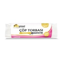 Atiplast Endüstriyel Orta Çöp Torbası 55x60 Siyah 150 Gr