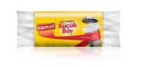 Koroplast Güçlü Çöp Torbası Küçük Boy 40x50 Cm Şeffaf 30 Lu