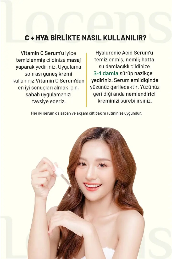 2'li Fırsat Cilt Bakım Serum Seti - Vitamin C Serum Ve Hyaluronic Acid Serum