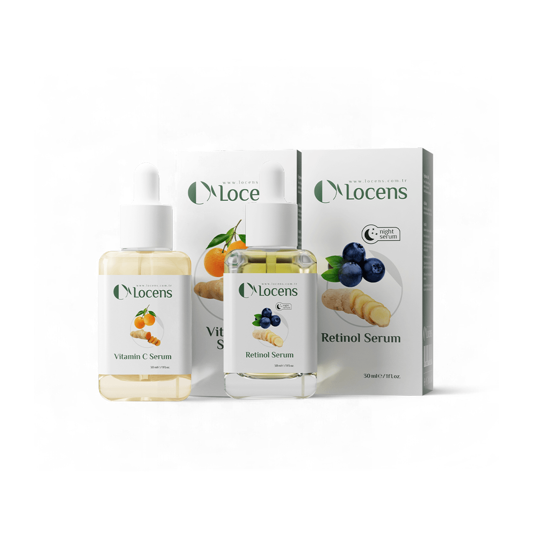 2'li Fırsat Cilt Bakım Serum Seti - Vitamin C Serum Ve Retinol Serum