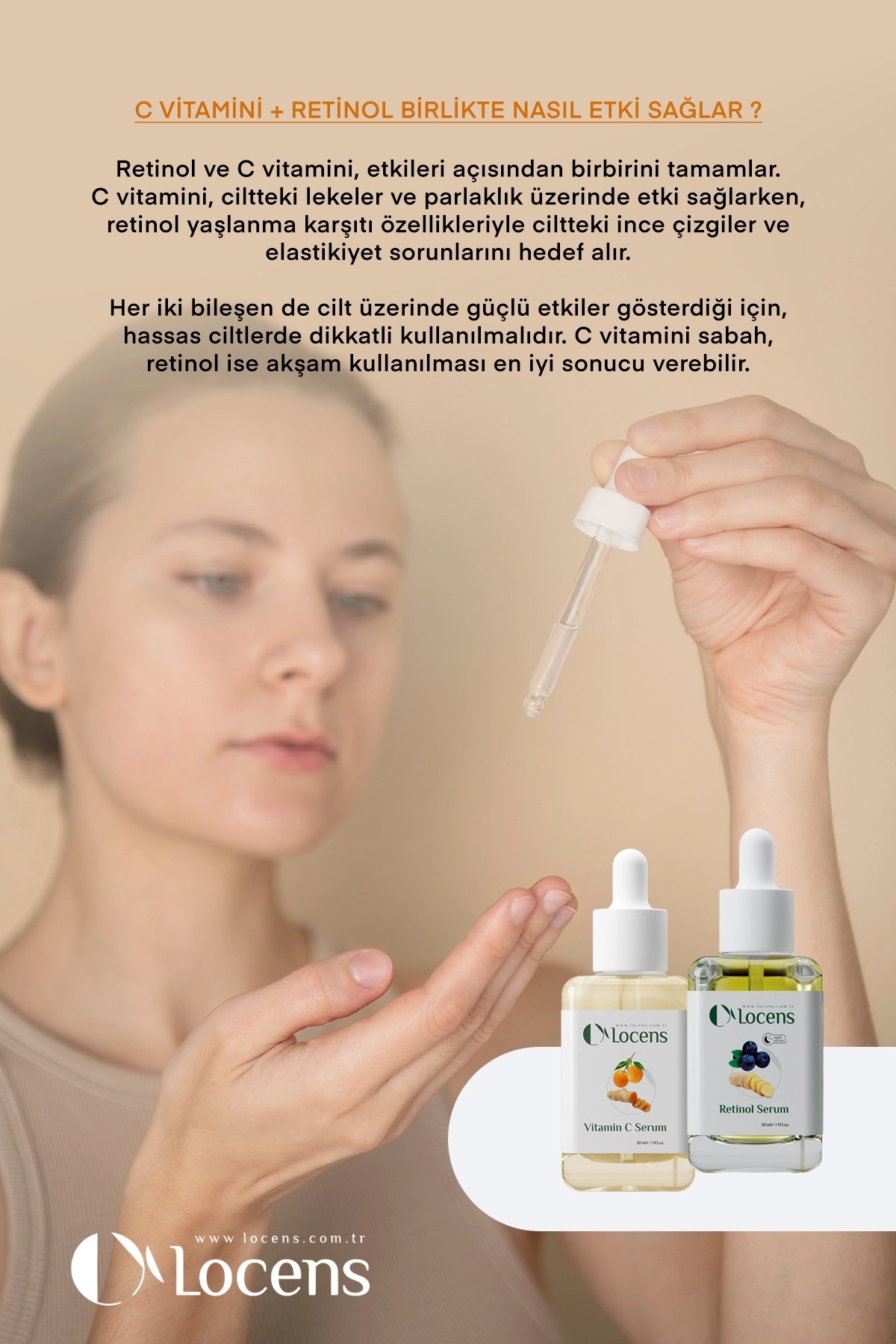 2'li Fırsat Cilt Bakım Serum Seti - Vitamin C Serum Ve Retinol Serum