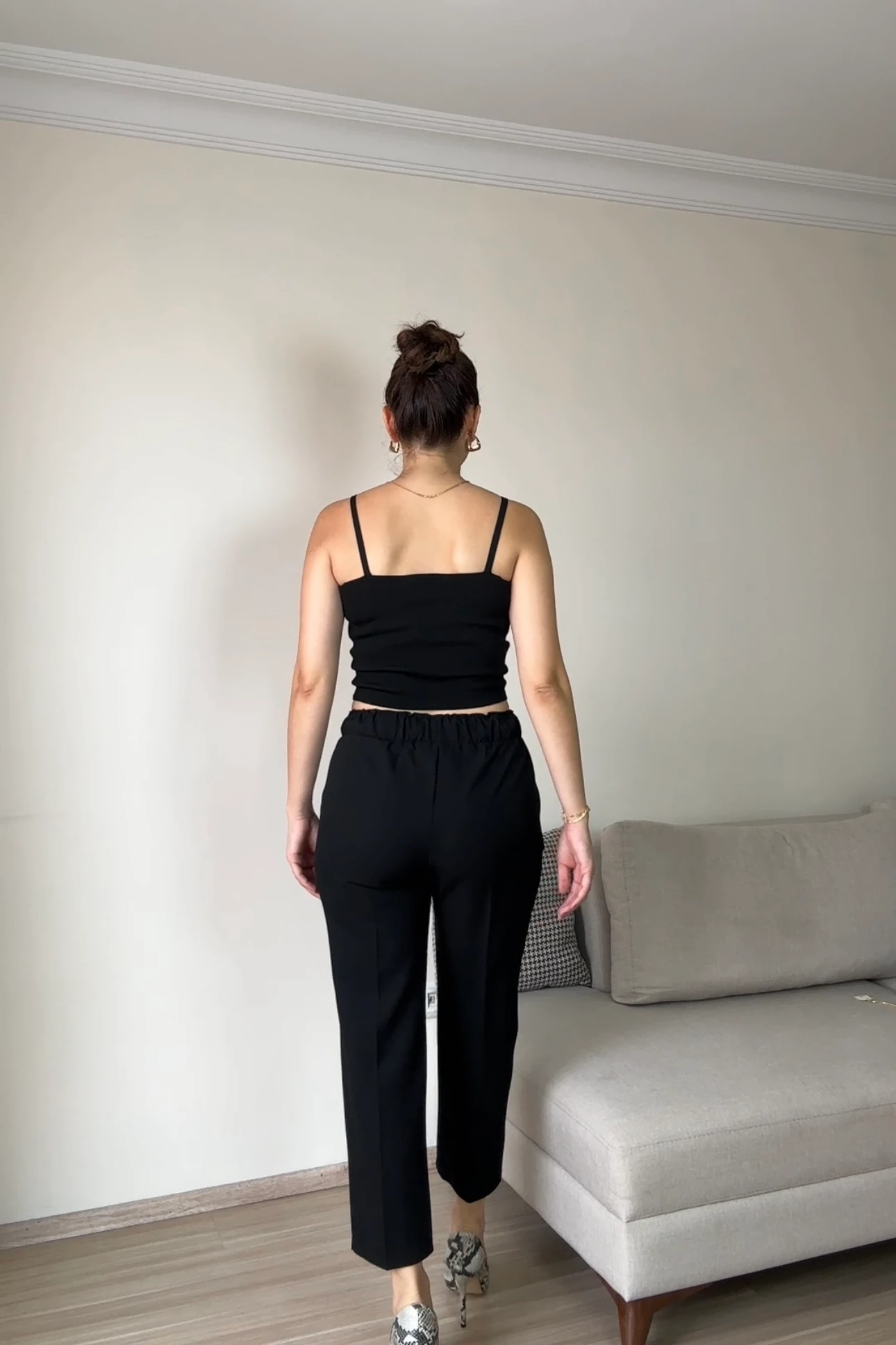 DOUBLE KREP KUMAŞ HAVUÇ PANTOLON