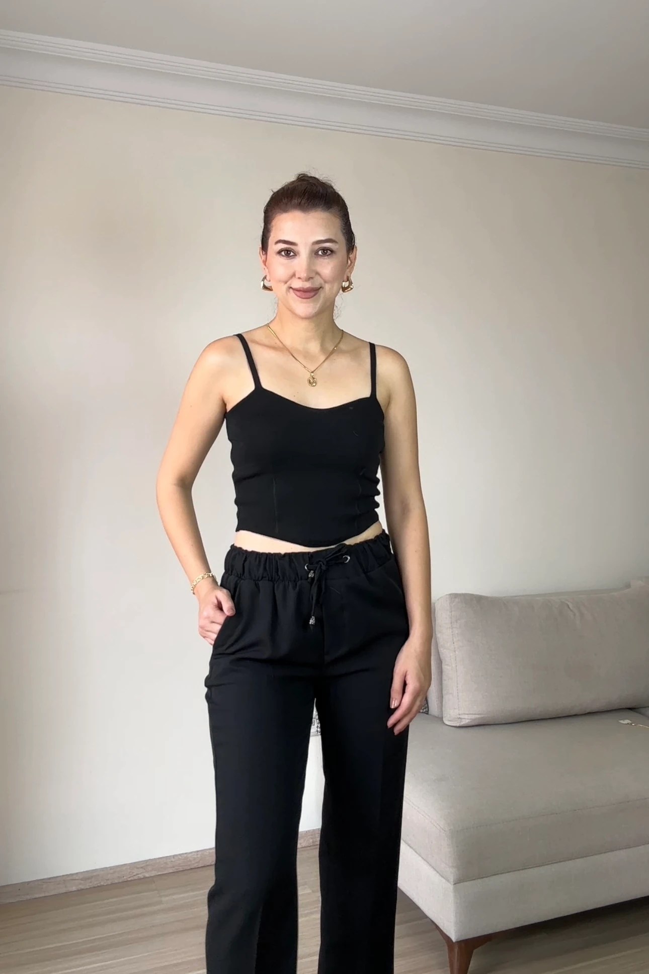 DOUBLE KREP KUMAŞ HAVUÇ PANTOLON