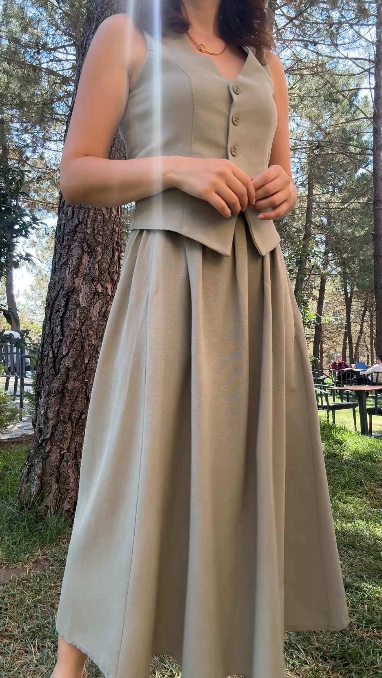 Premium Uzun Keten Etek