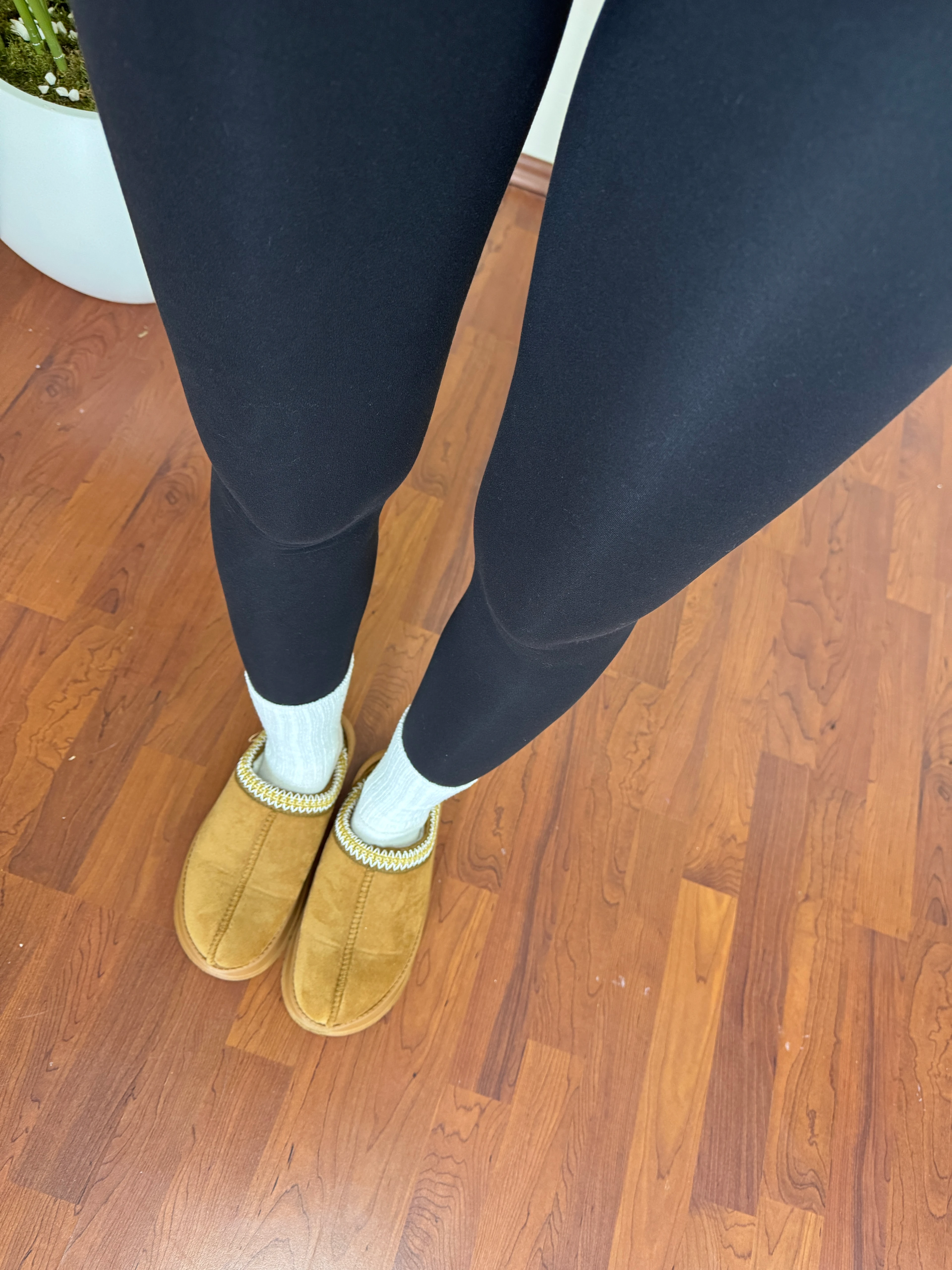 MODAL YUMUŞAK DOKULU TAYT - Siyah