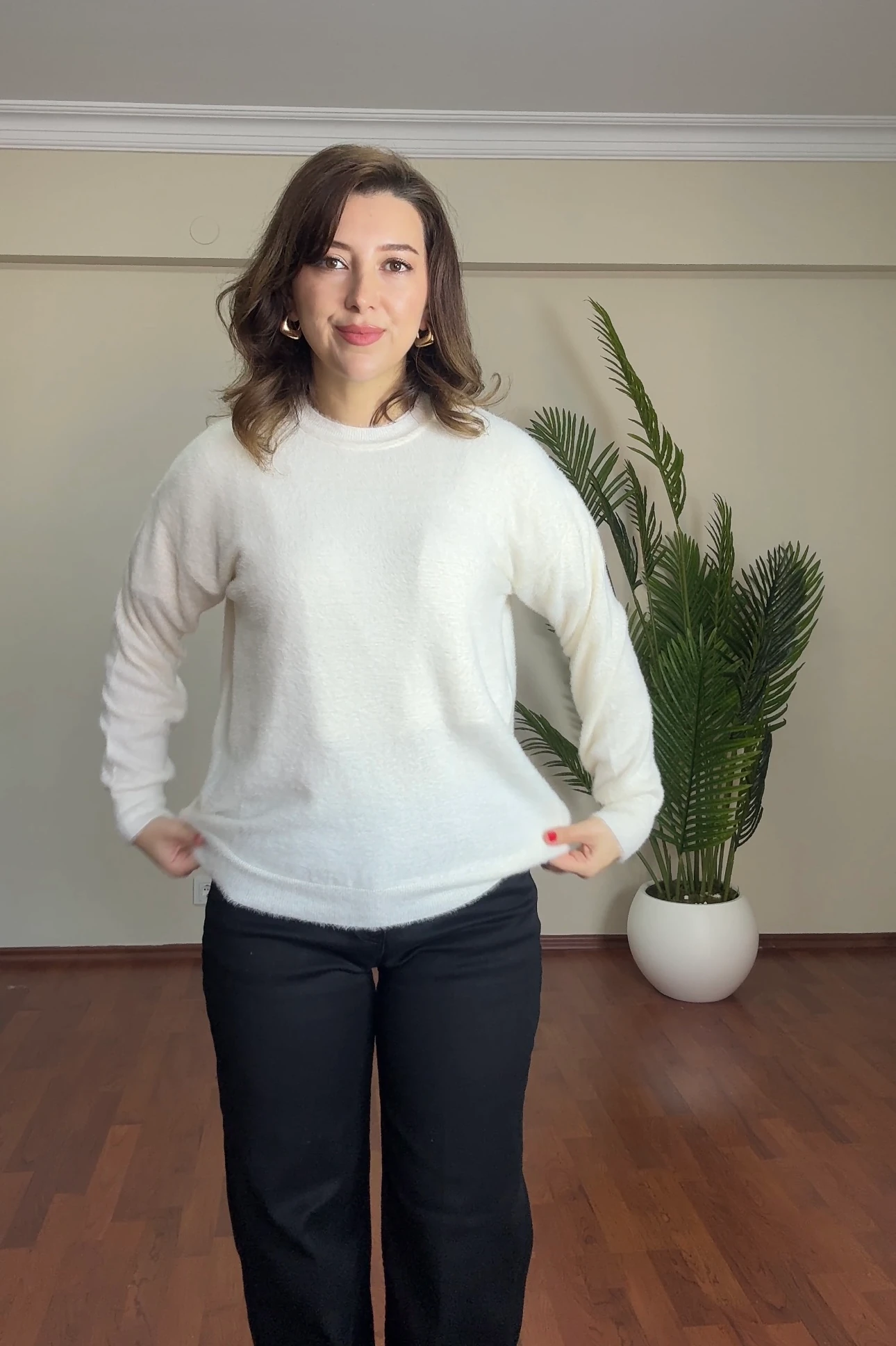 PREMİUM KALİTE LASTİK KOL SAKALLI KAZAK