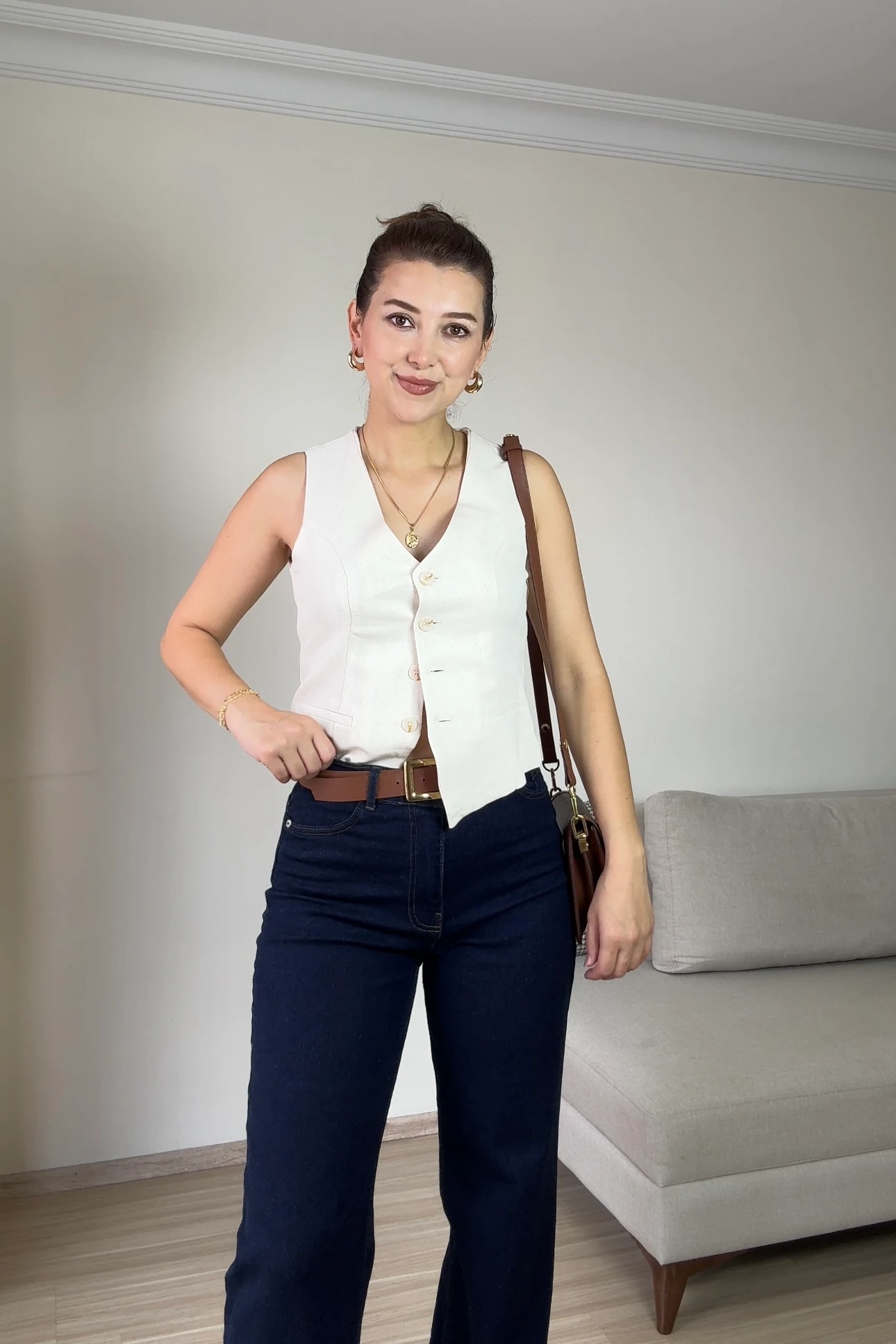 Straight Denim Jean - Lacivert