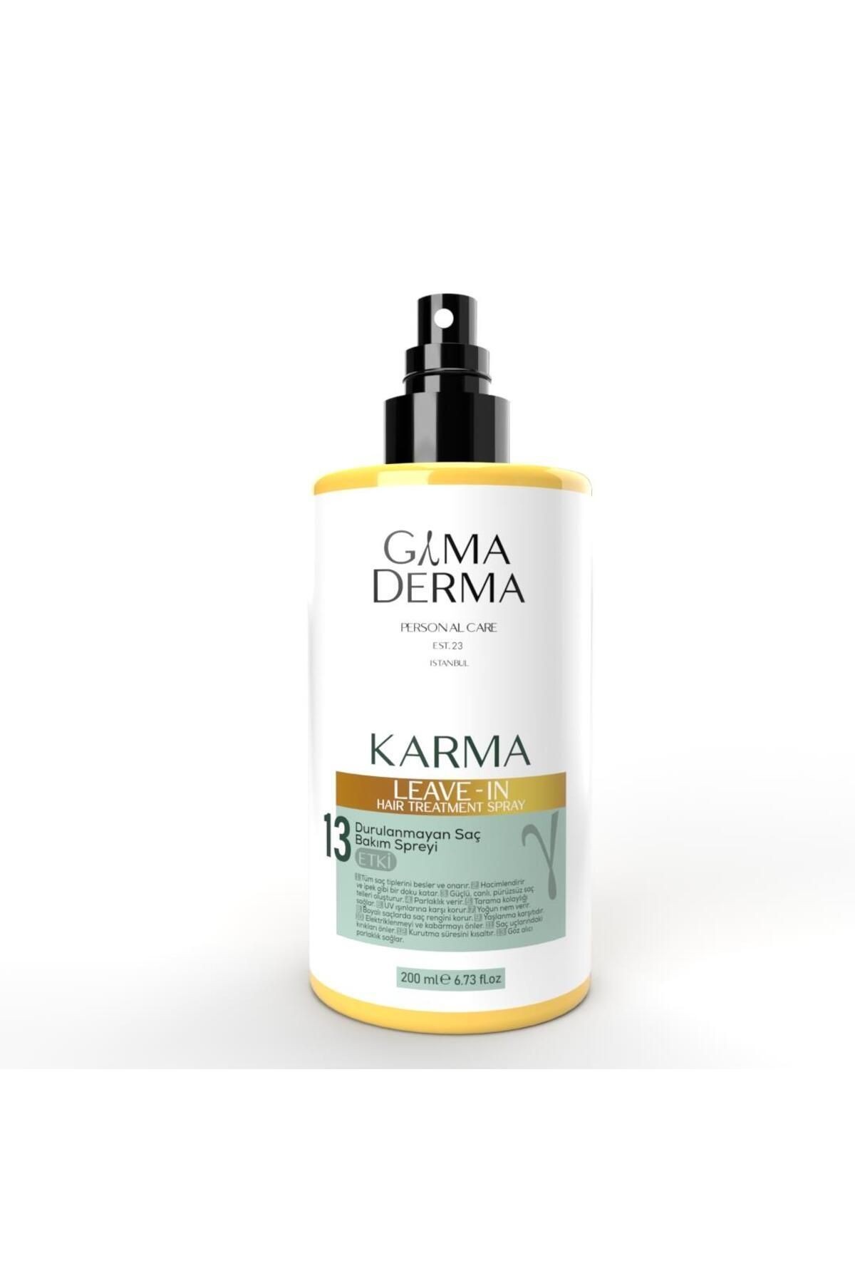 Karma Durulanmayan 13 Etkili Vegan Saç Bakım Spreyi 200 ml