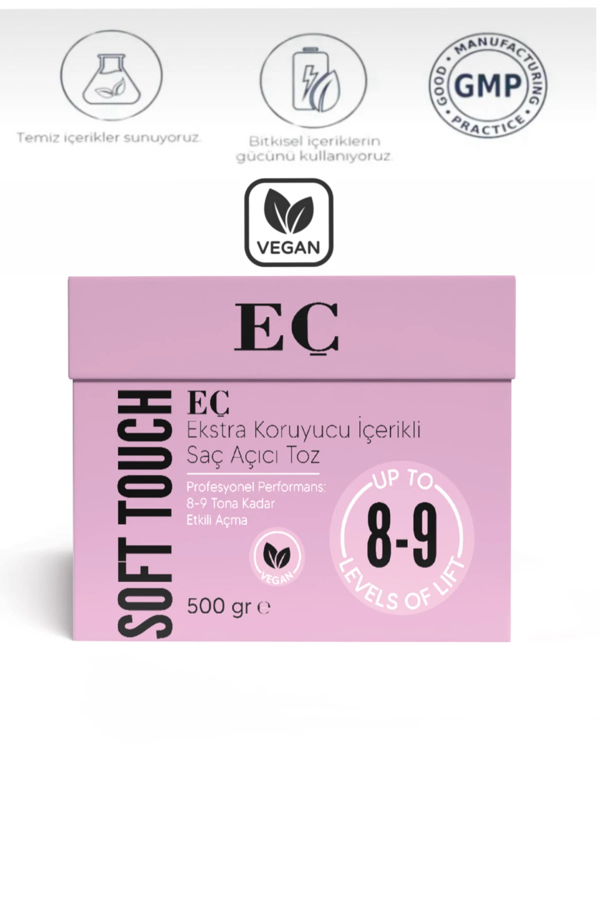 EÇ SOFT TOUCH VEGAN SAÇ AÇICI (EKSTRA KORUYUCU İÇERİKLİ) 500 gram
