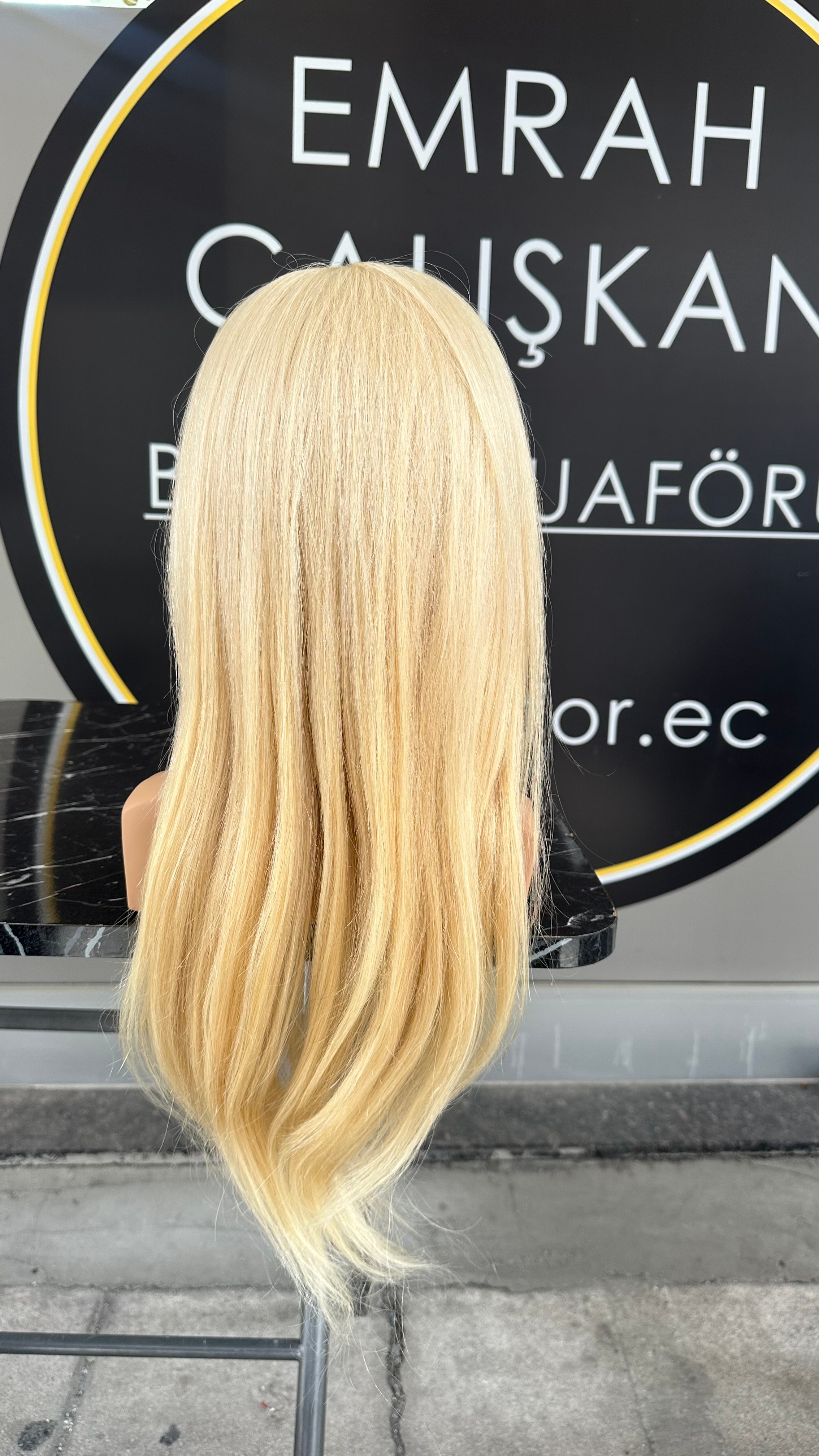 EĞİTİM MANKENİ %100 GERÇEK SAÇ (250 gram 60 cm) teipotsuz