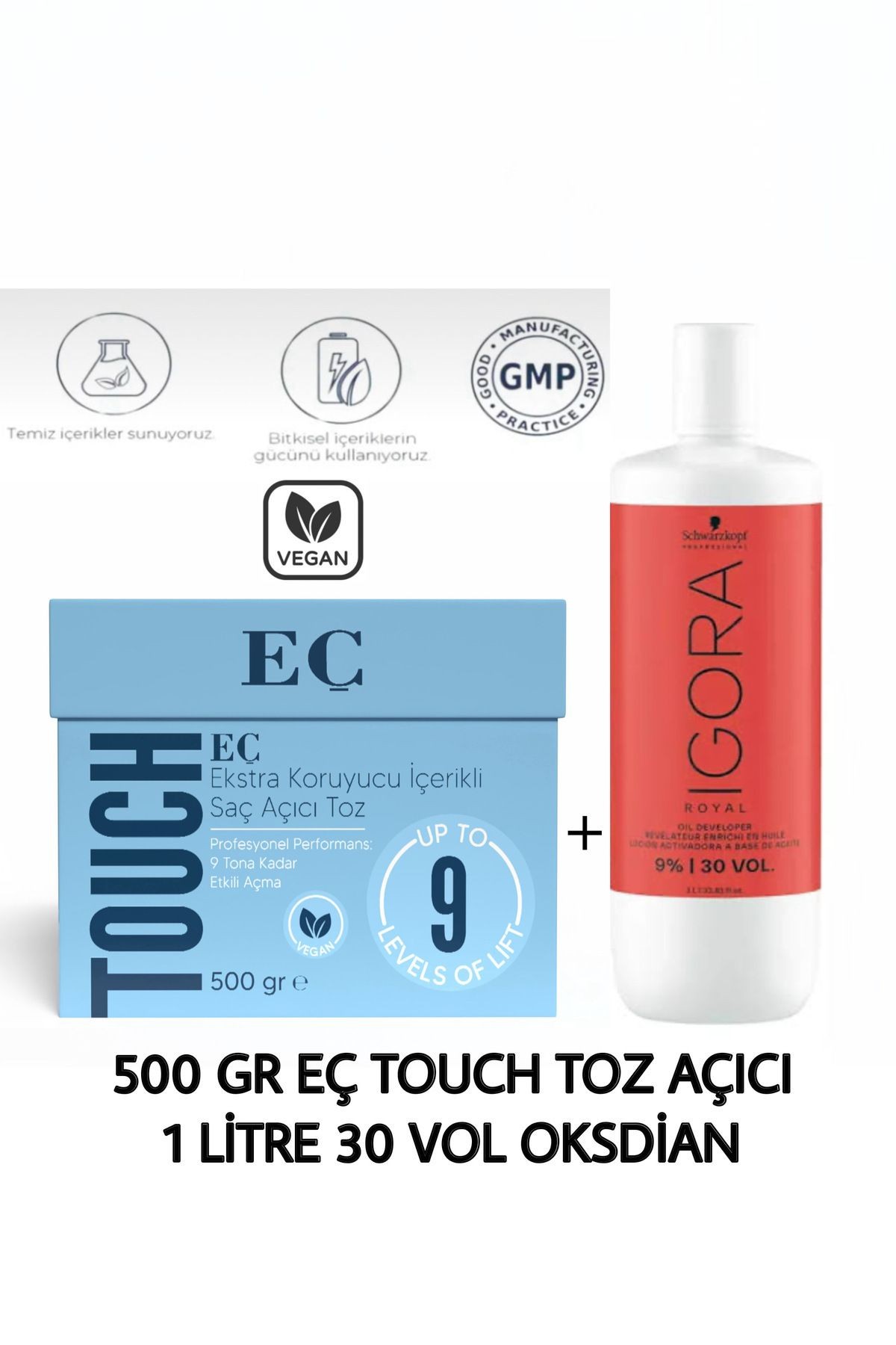 EÇ TOUCH VEGAN SAÇ AÇICI + 30 VOL OKSIDAN