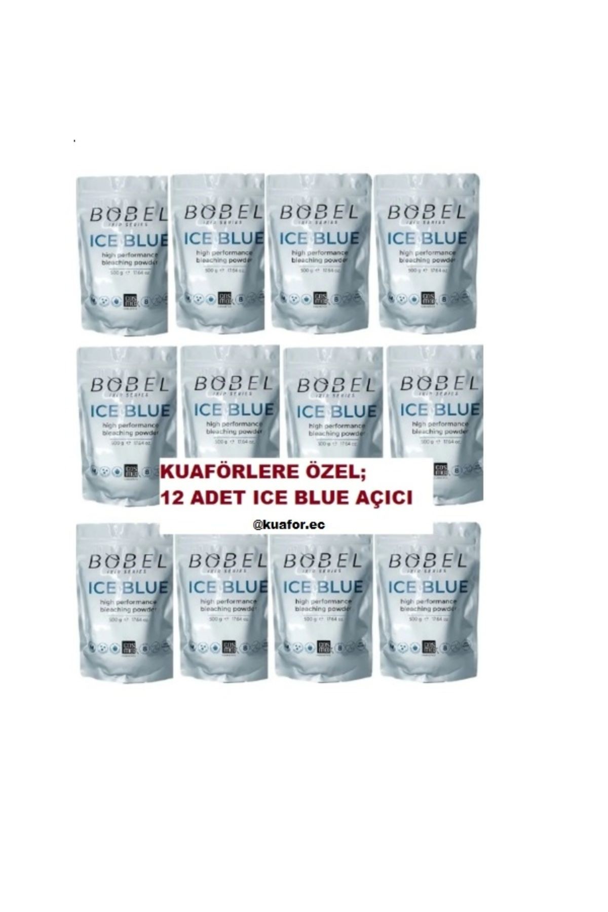 12 ADET ICE BLUE AÇICI 500grm x 12 = 6 KG
