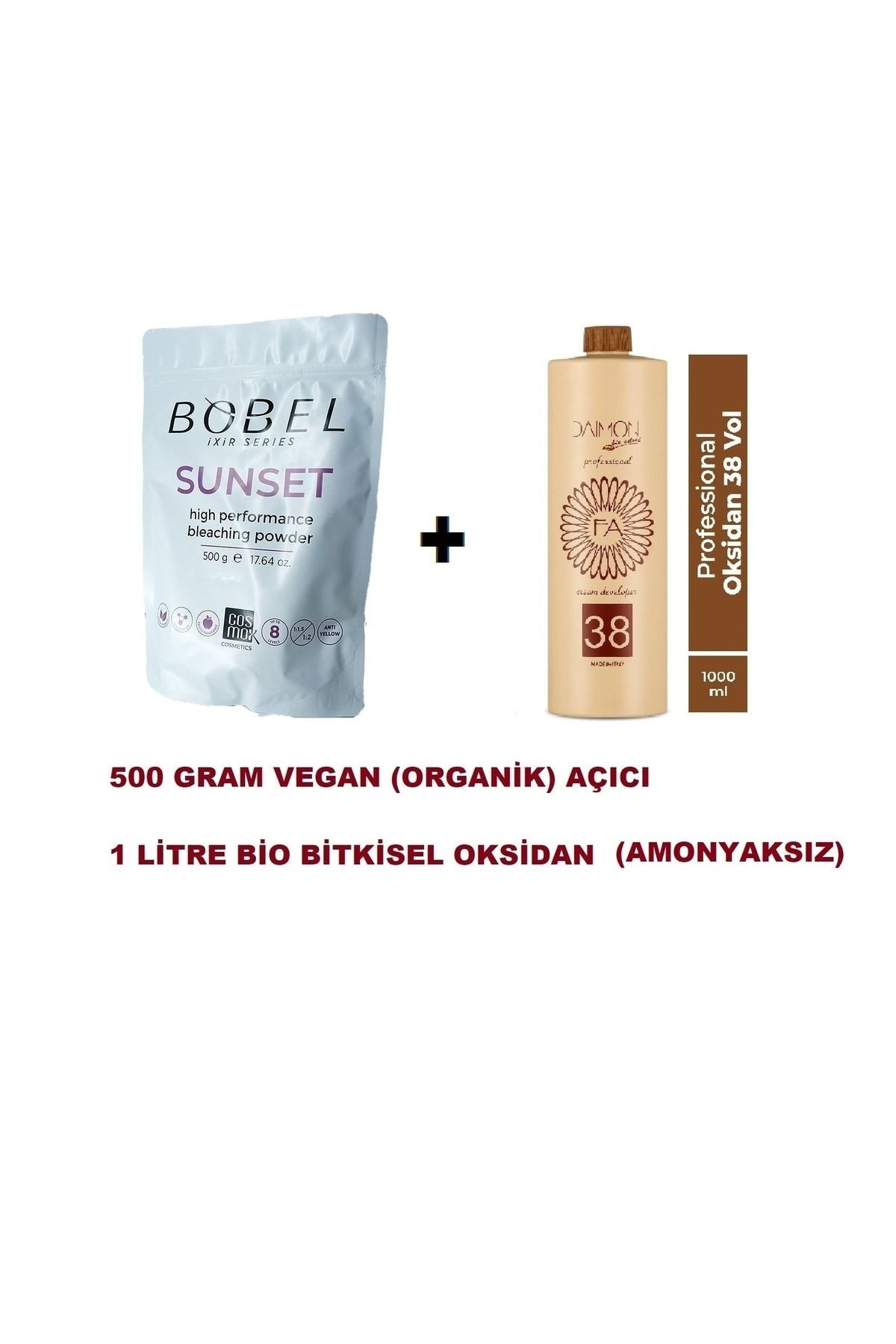 Sunset Vegan Açıcı + 38 Vol Bio Bitkisel Oksidan