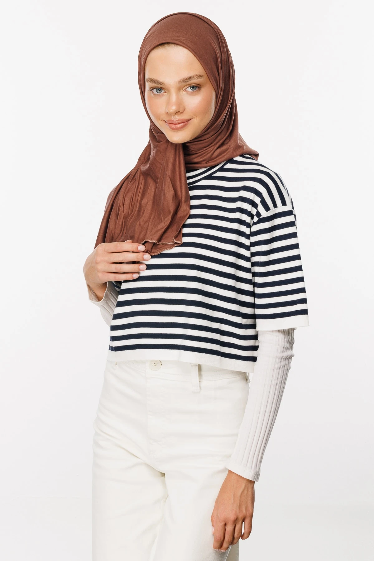 Jersey Shawl - Cinnamon