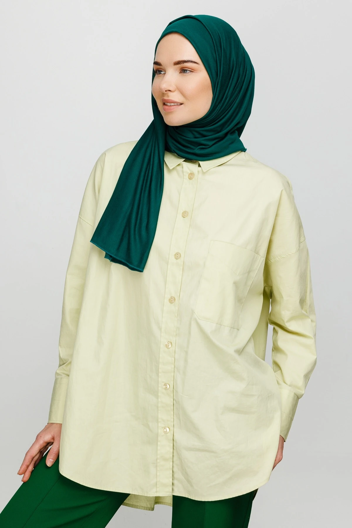 Jersey Shawl - Emerald