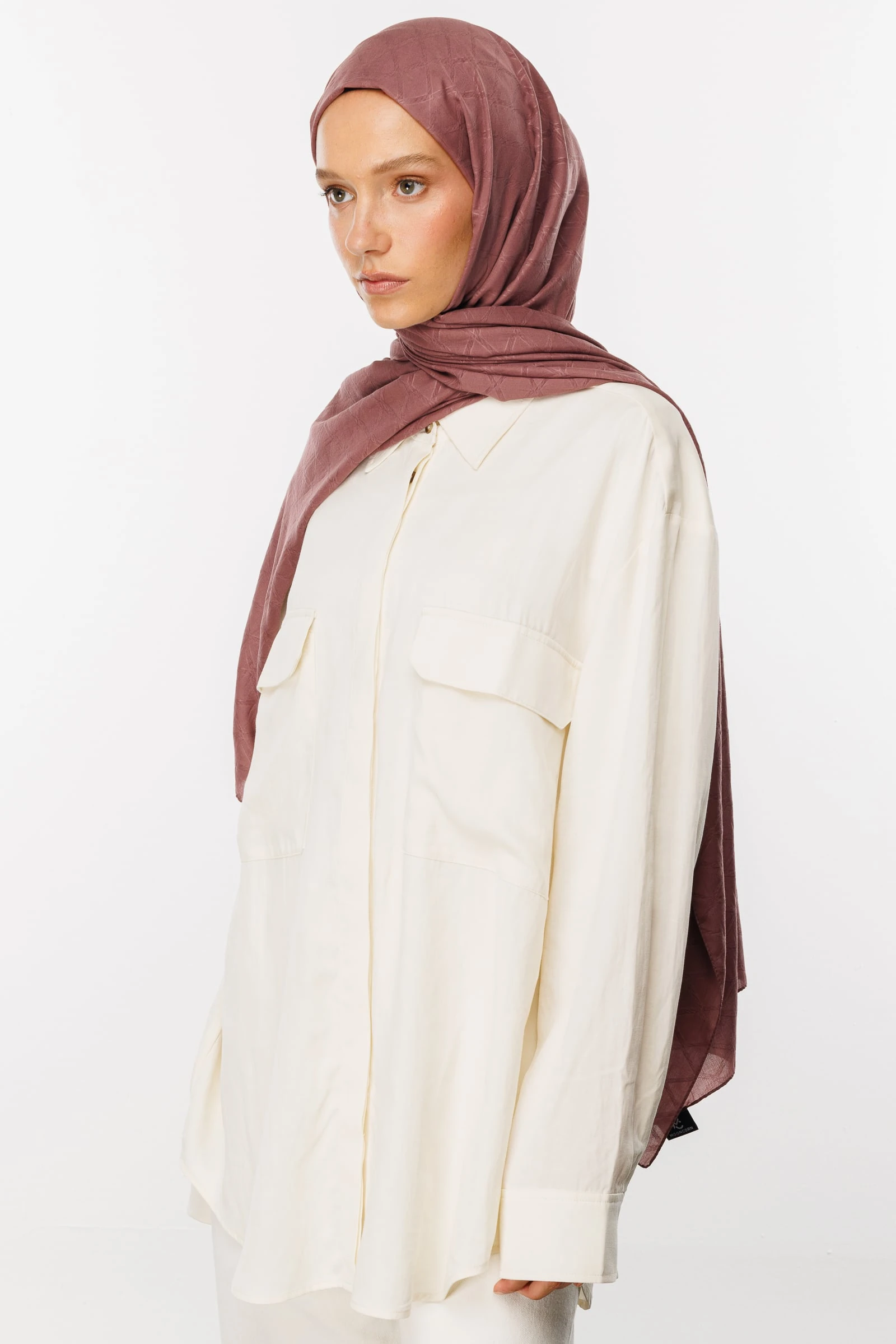 Bamboo Jacquard Shawl - Yalı