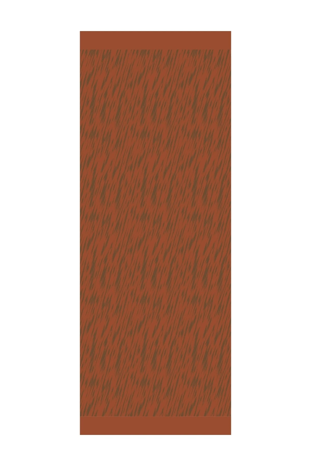 Toptan Selis Desen Çift Taraflı Şal - Koyu Haki-Tarçın