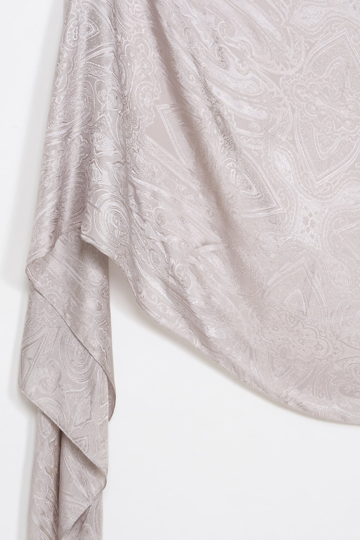 Toptan Liva Desen Shine Line Şal - Vizon-Taş Rengi