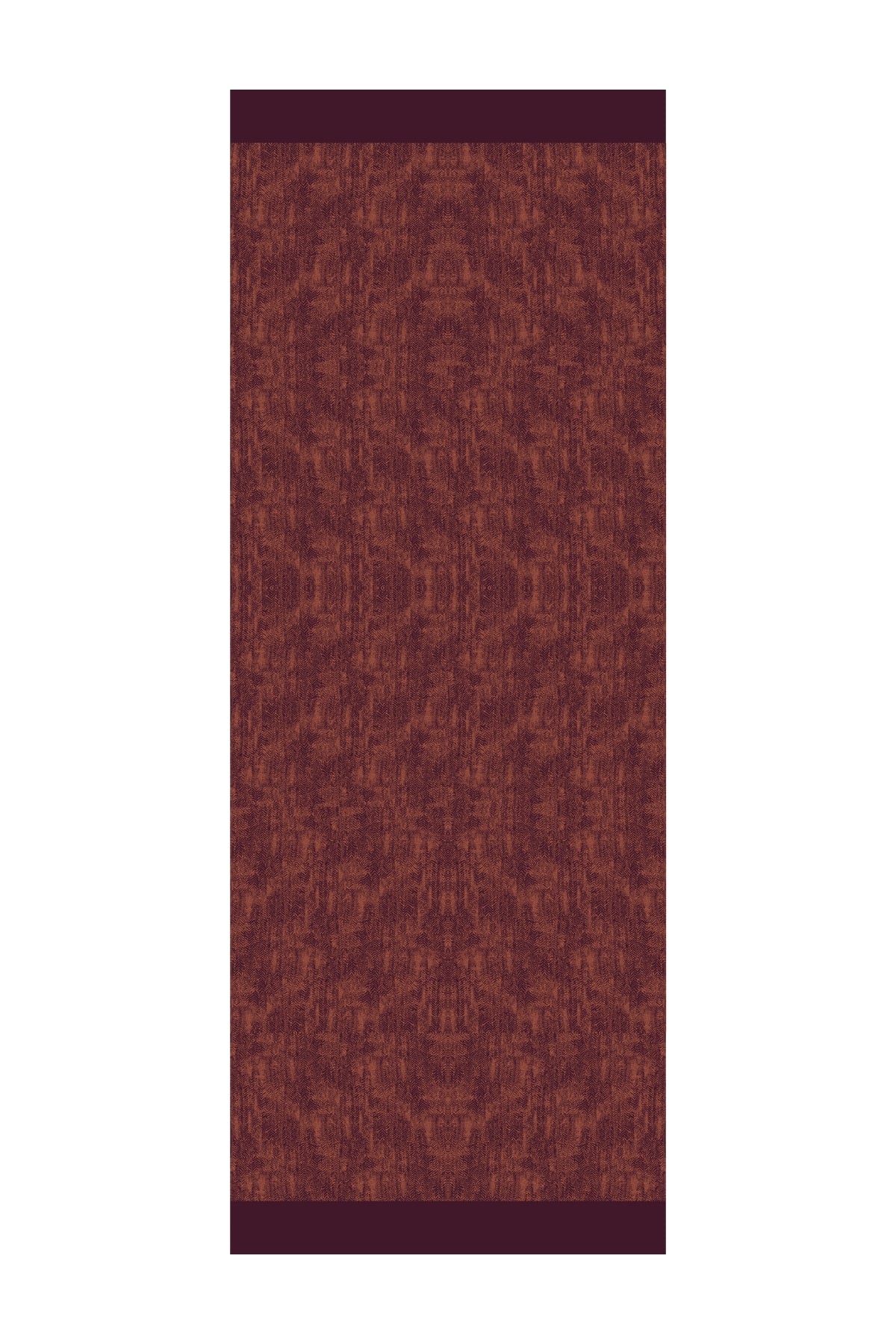 Toptan Sahra Desen Çift Taraflı Şal - Mor-Turuncu