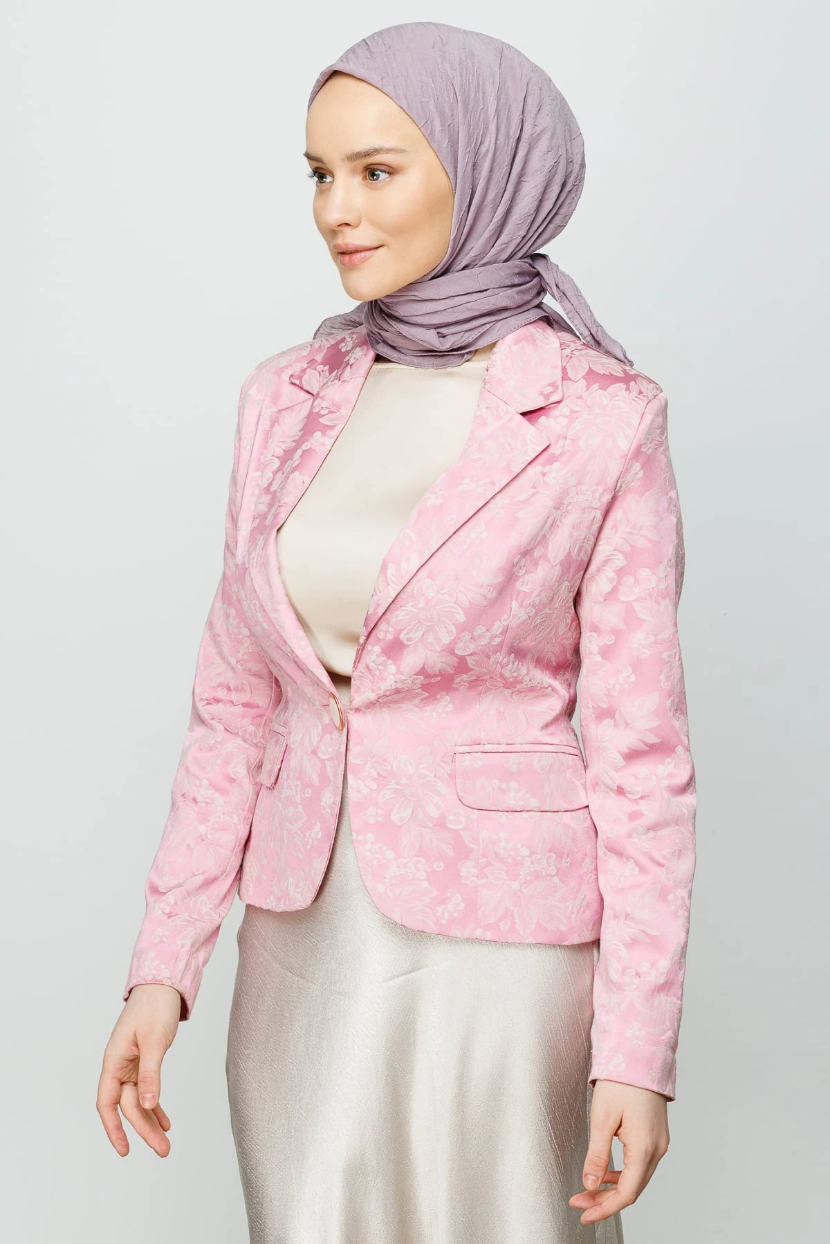 Bamboo Scarf - Lavender Gray