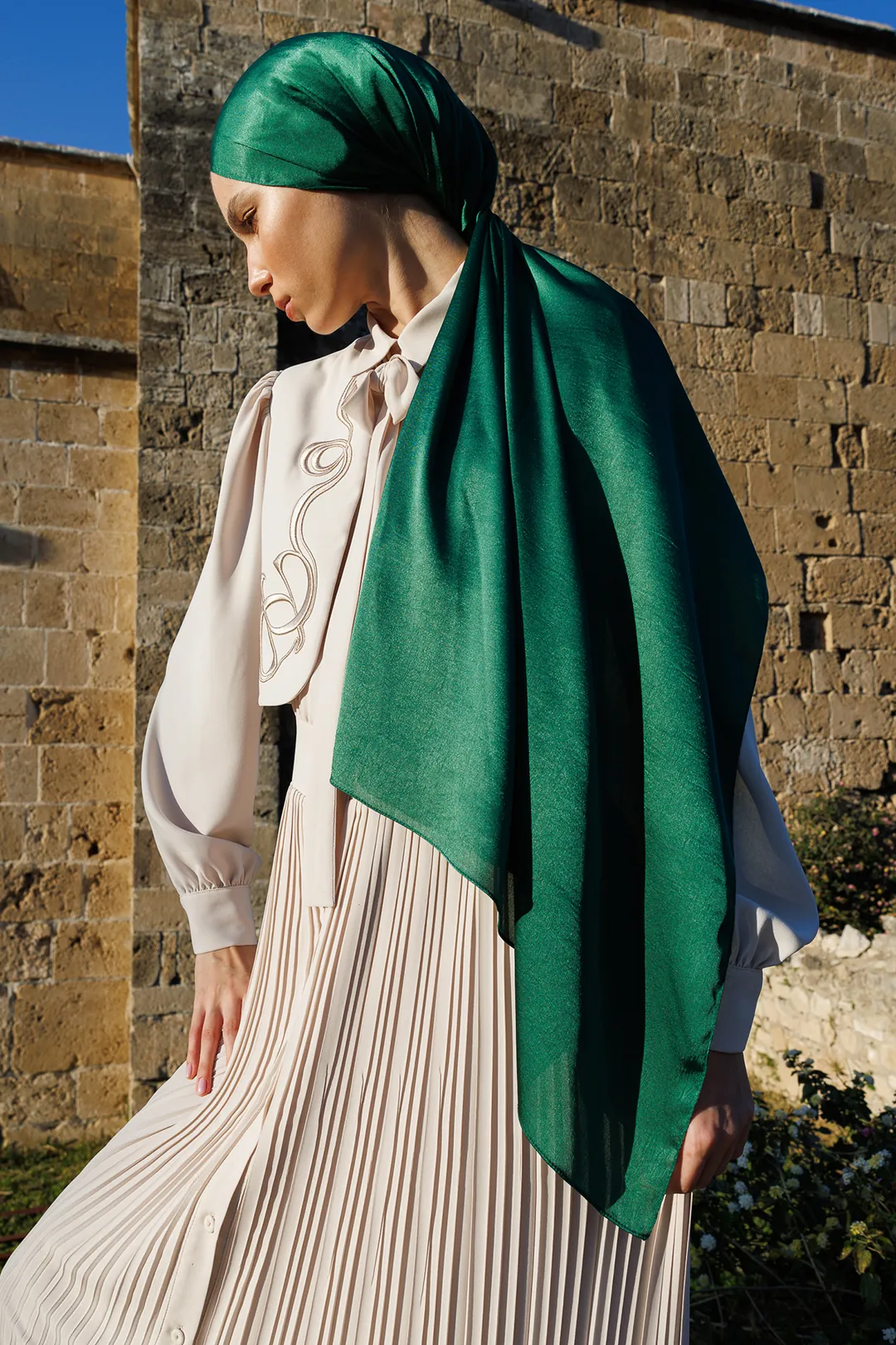 Toptan Diamond Aura Şal - Yeşim