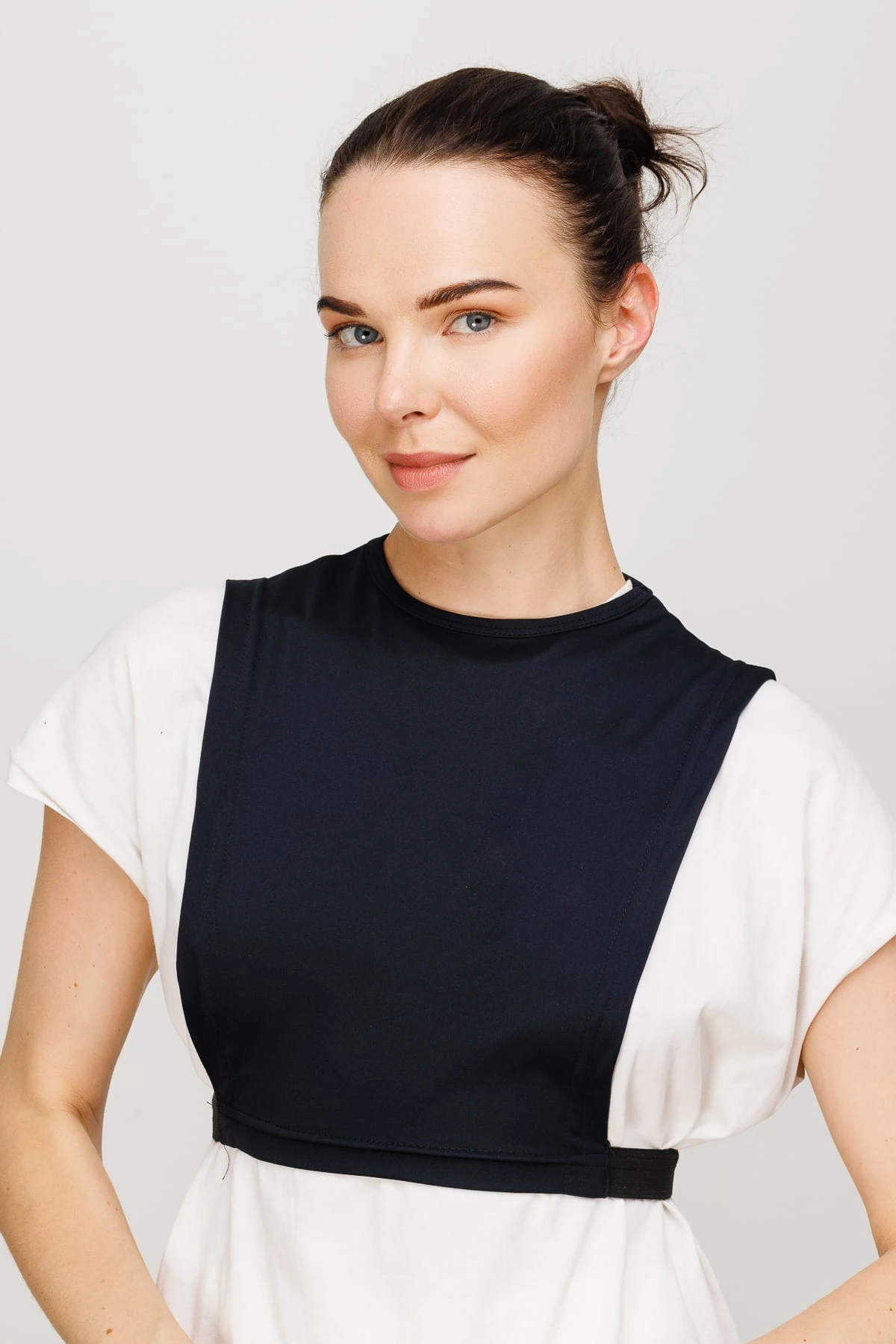 Toptan Sıfır Yaka Boyunluk - Black