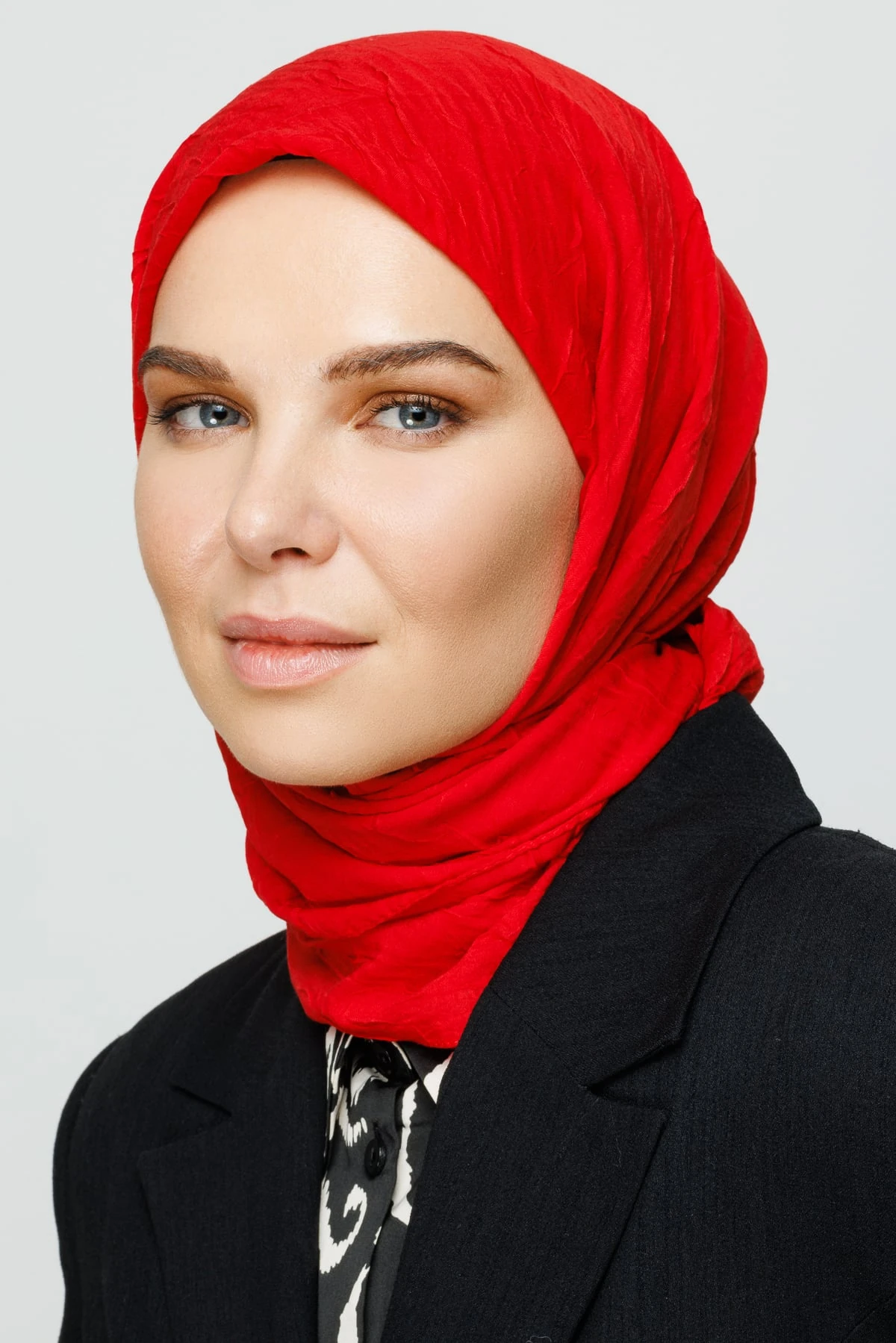 Toptan Bambu Eşarp - Kırmızı