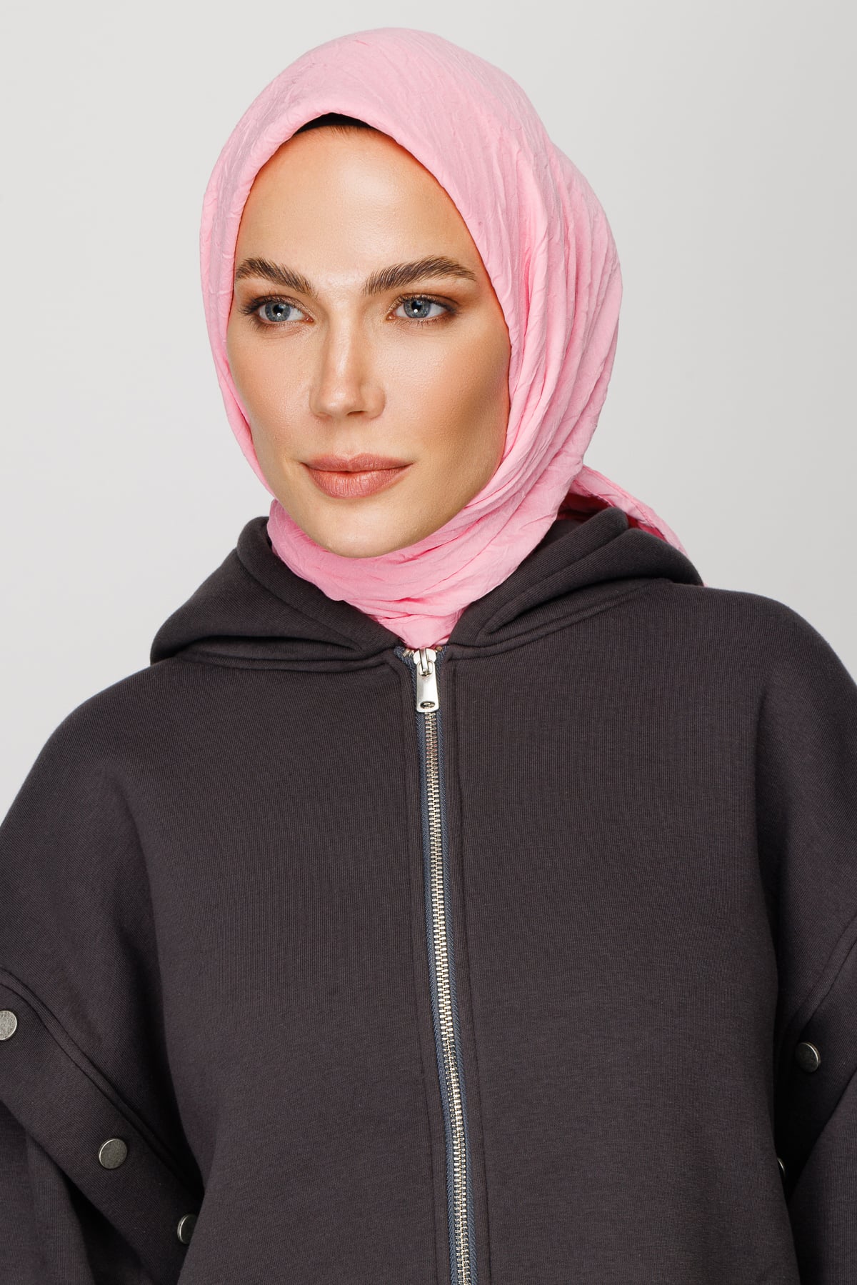 Toptan Bambu Eşarp - Şeker Pembe