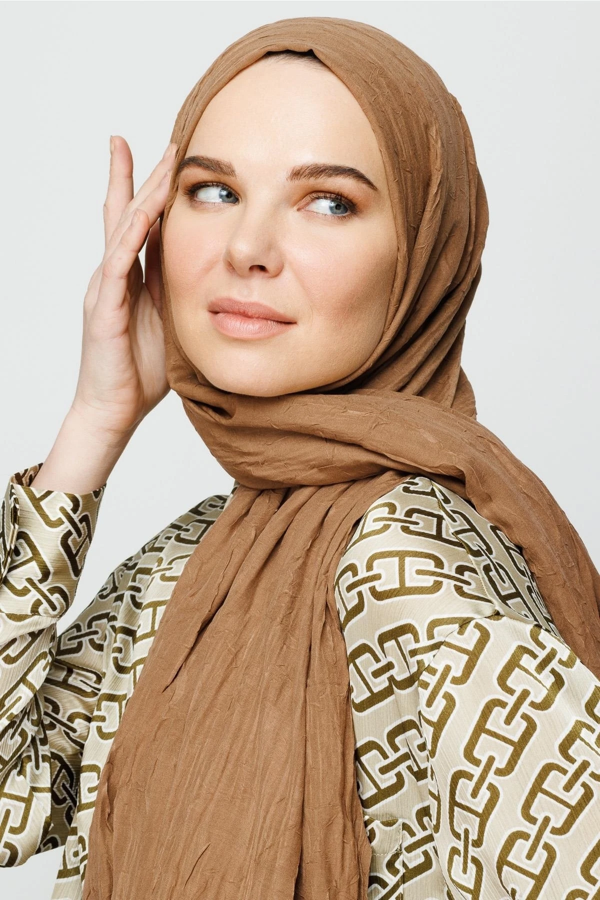 Toptan Bambu Şal - Ceviz