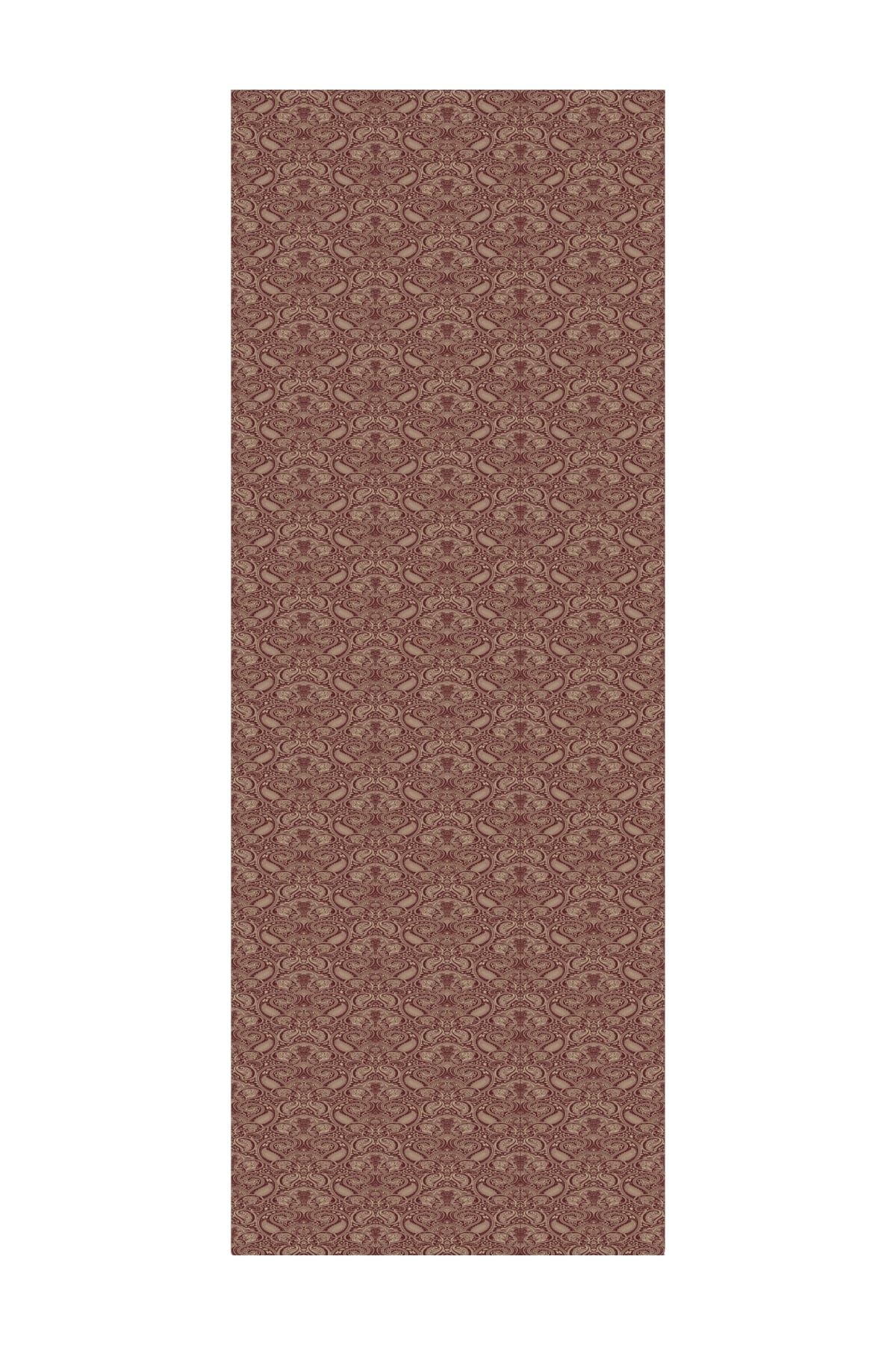 Toptan Moren Desen Shine Line Şal - Mürdüm-Somon