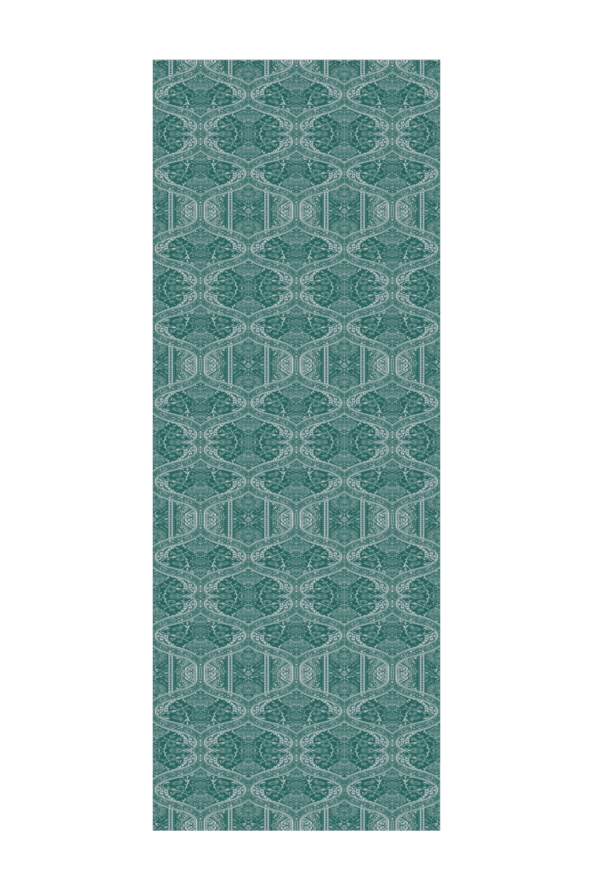 Shline Line Viscose Shawl - Emerald-Pink